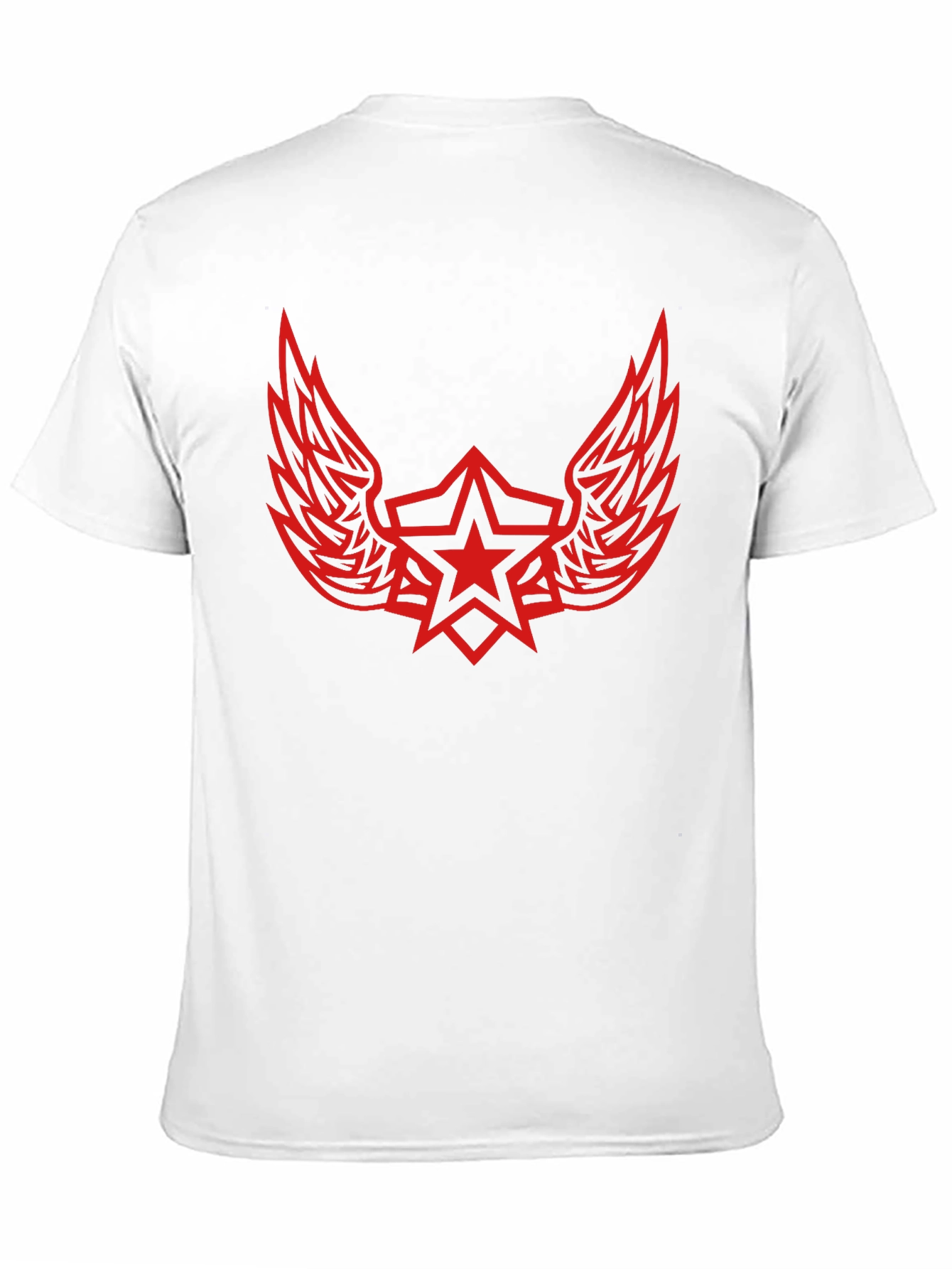 Winged Star Graphic Tee - Black