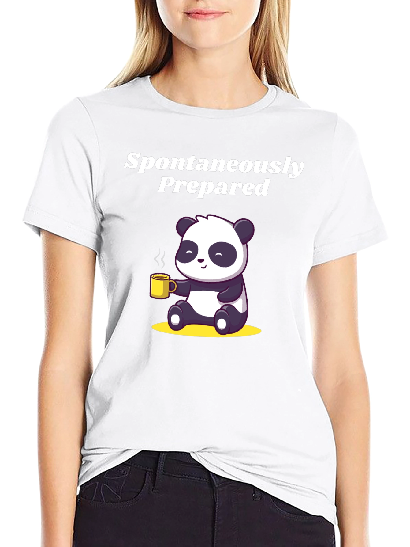 Spontaneously Prepared Panda T-Shirt
