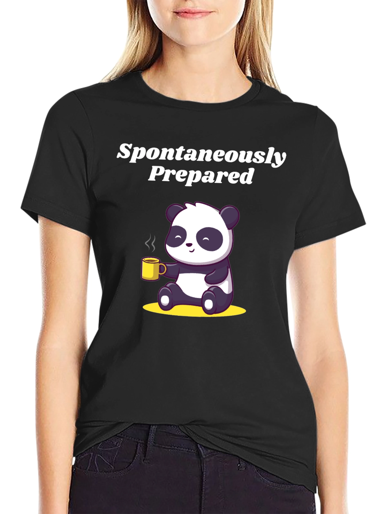 Spontaneously Prepared Panda T-Shirt