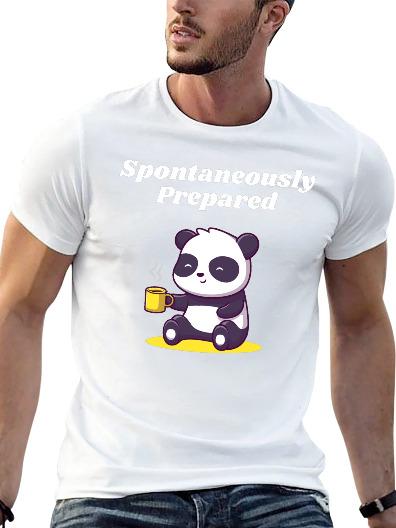 Spontaneously Prepared Panda T-Shirt