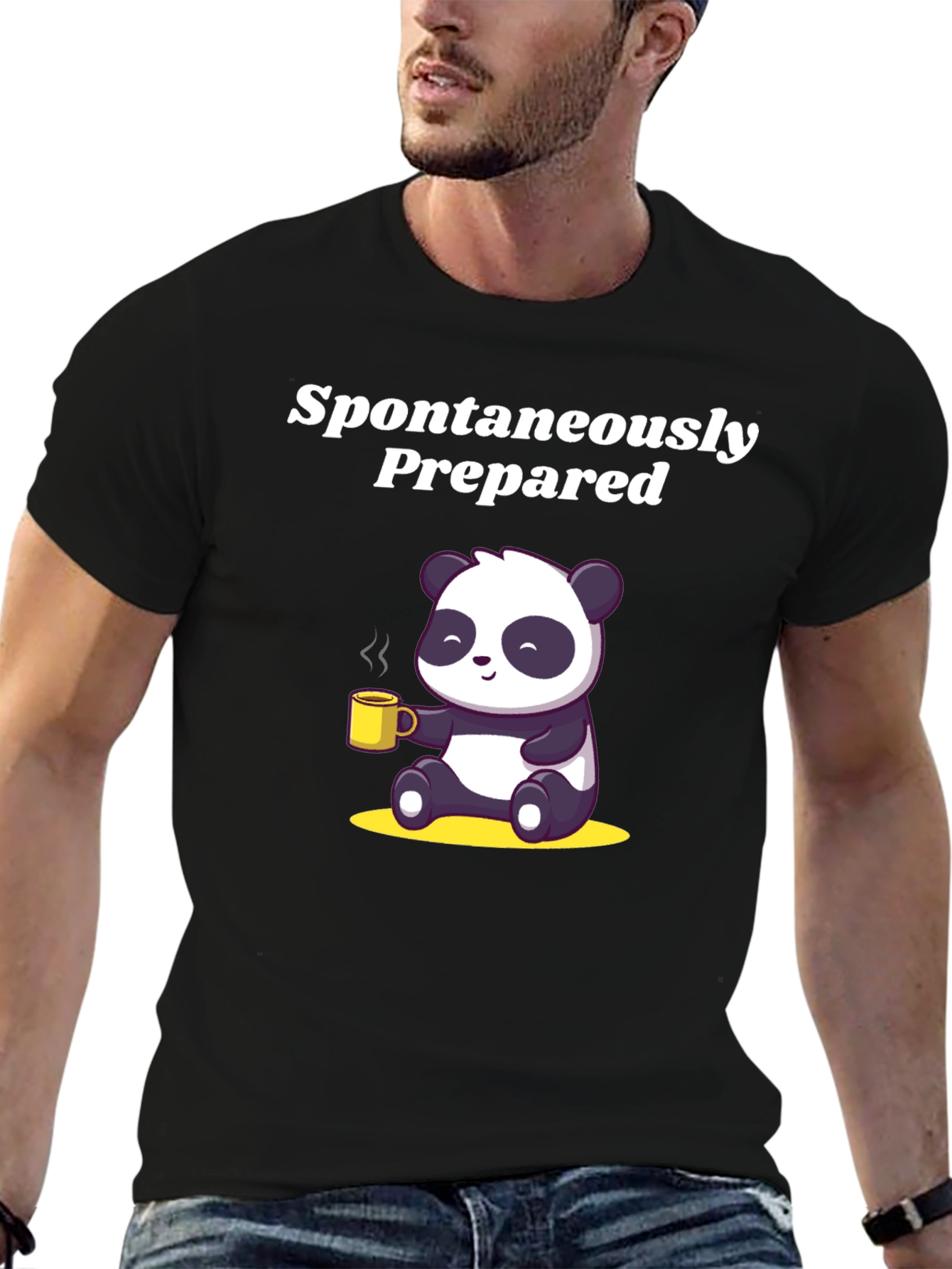 Spontaneously Prepared Panda T-Shirt