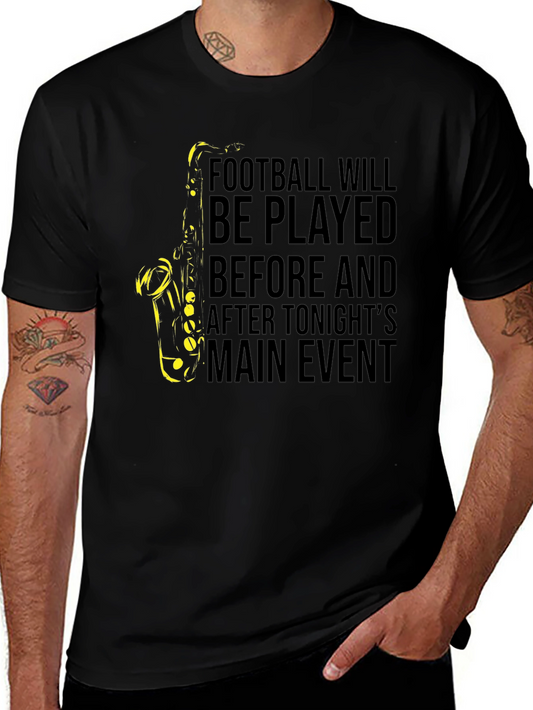 Football and Saxophone T-Shirt