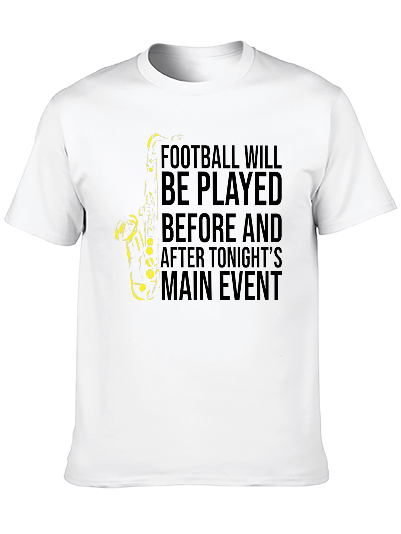 Football and Saxophone T-Shirt