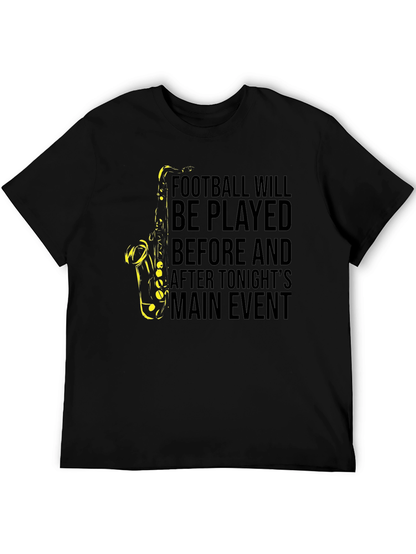 Football and Saxophone T-Shirt