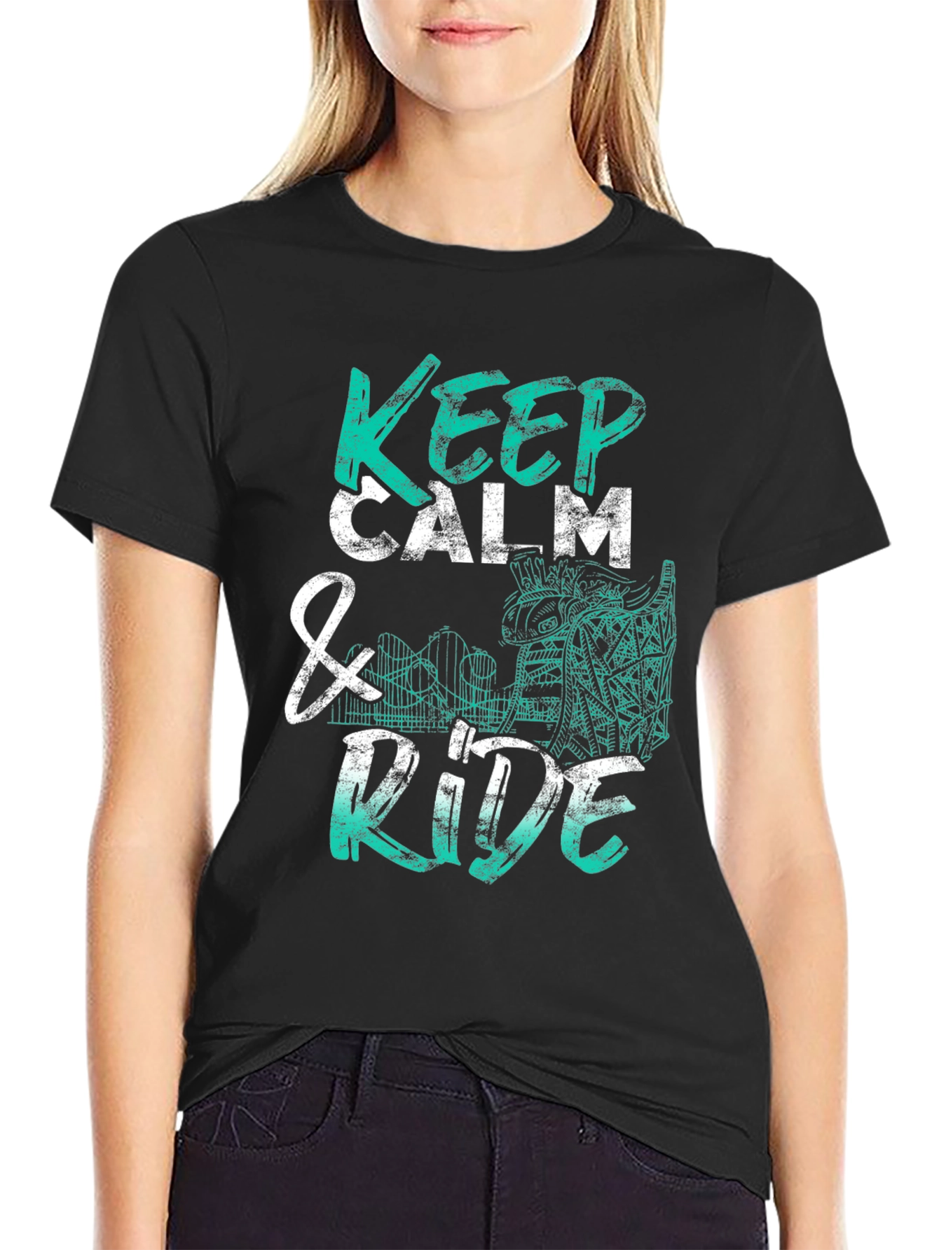 Keep Calm & Ride T-Shirt - Graphic Tee