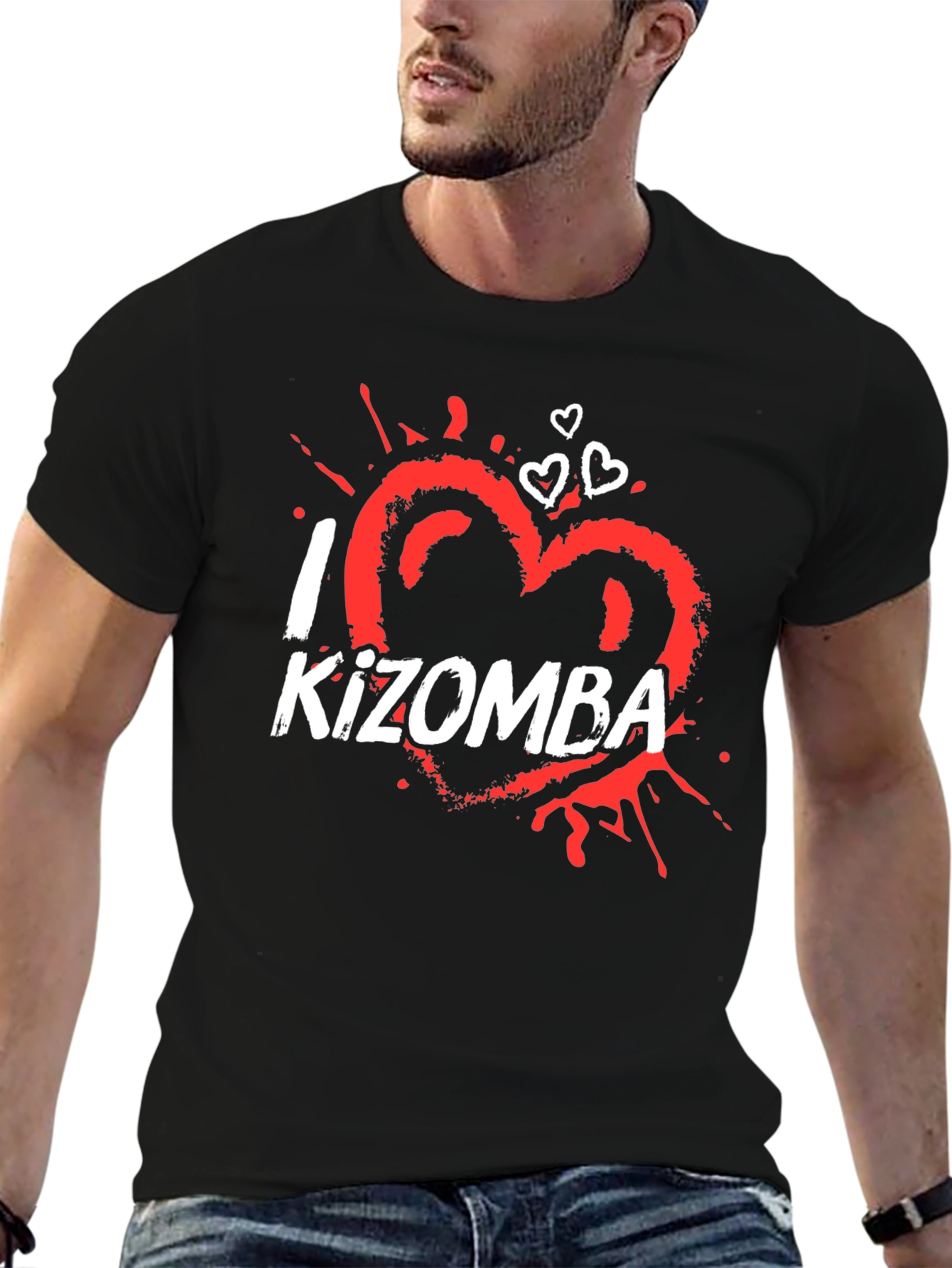 I Love Kizomba Black T-Shirt