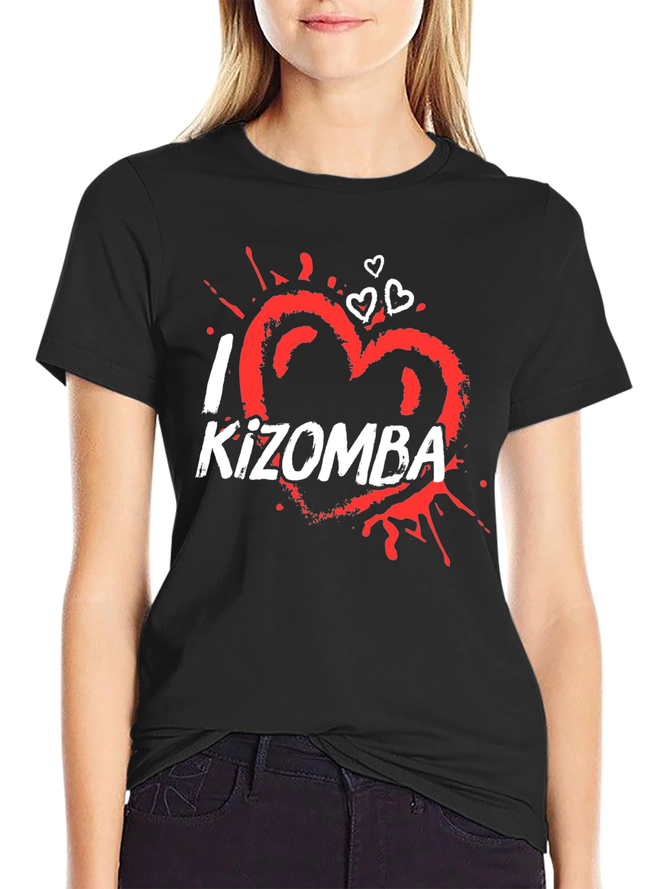I Love Kizomba Black T-Shirt