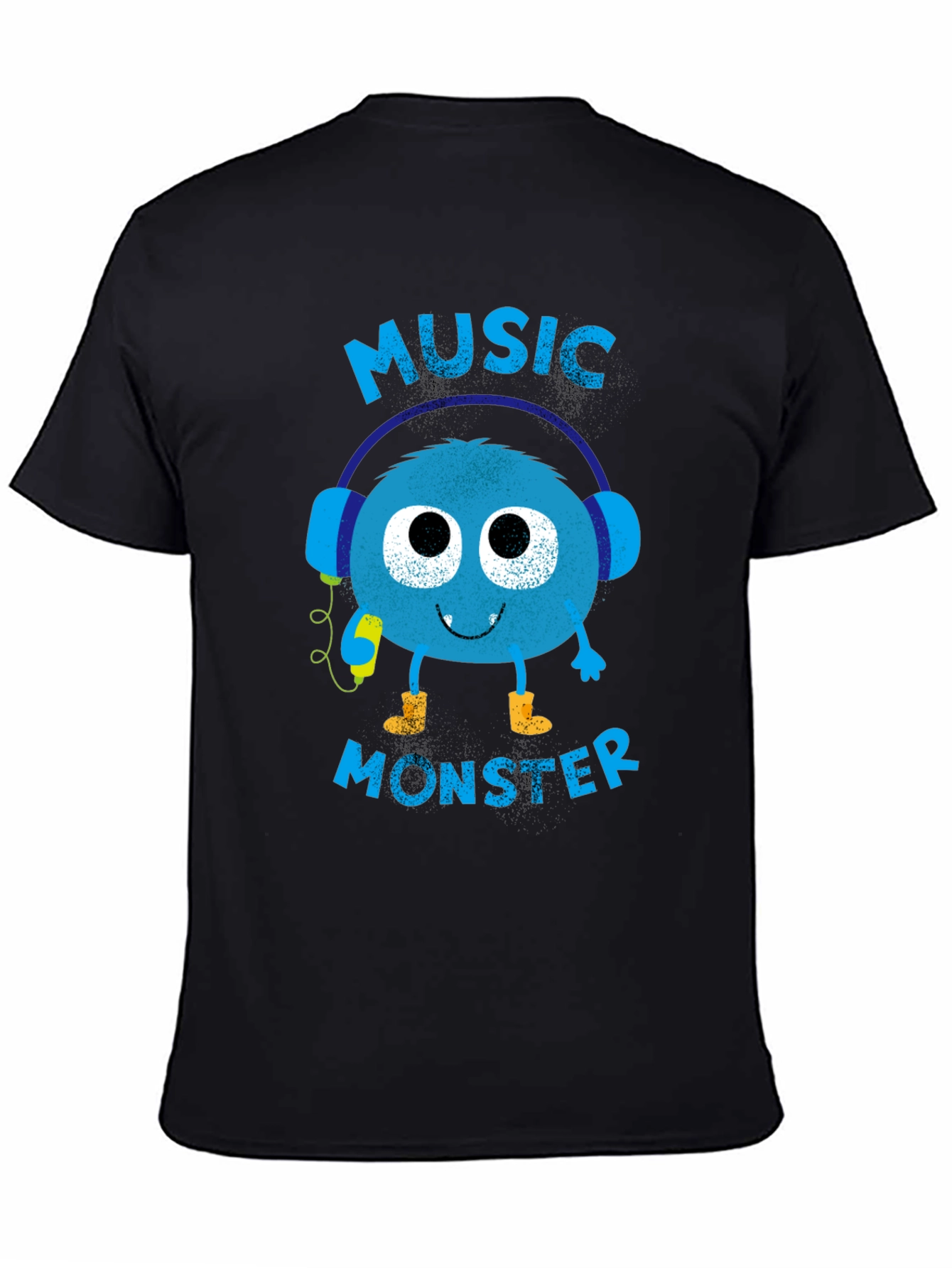 Music Monster Graphic Tee - Soft Cotton Blend