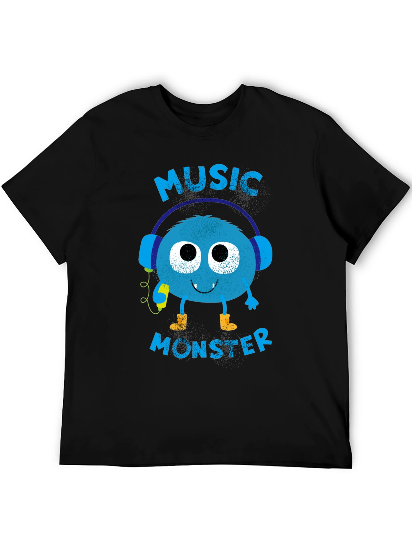 Music Monster Graphic Tee - Soft Cotton Blend