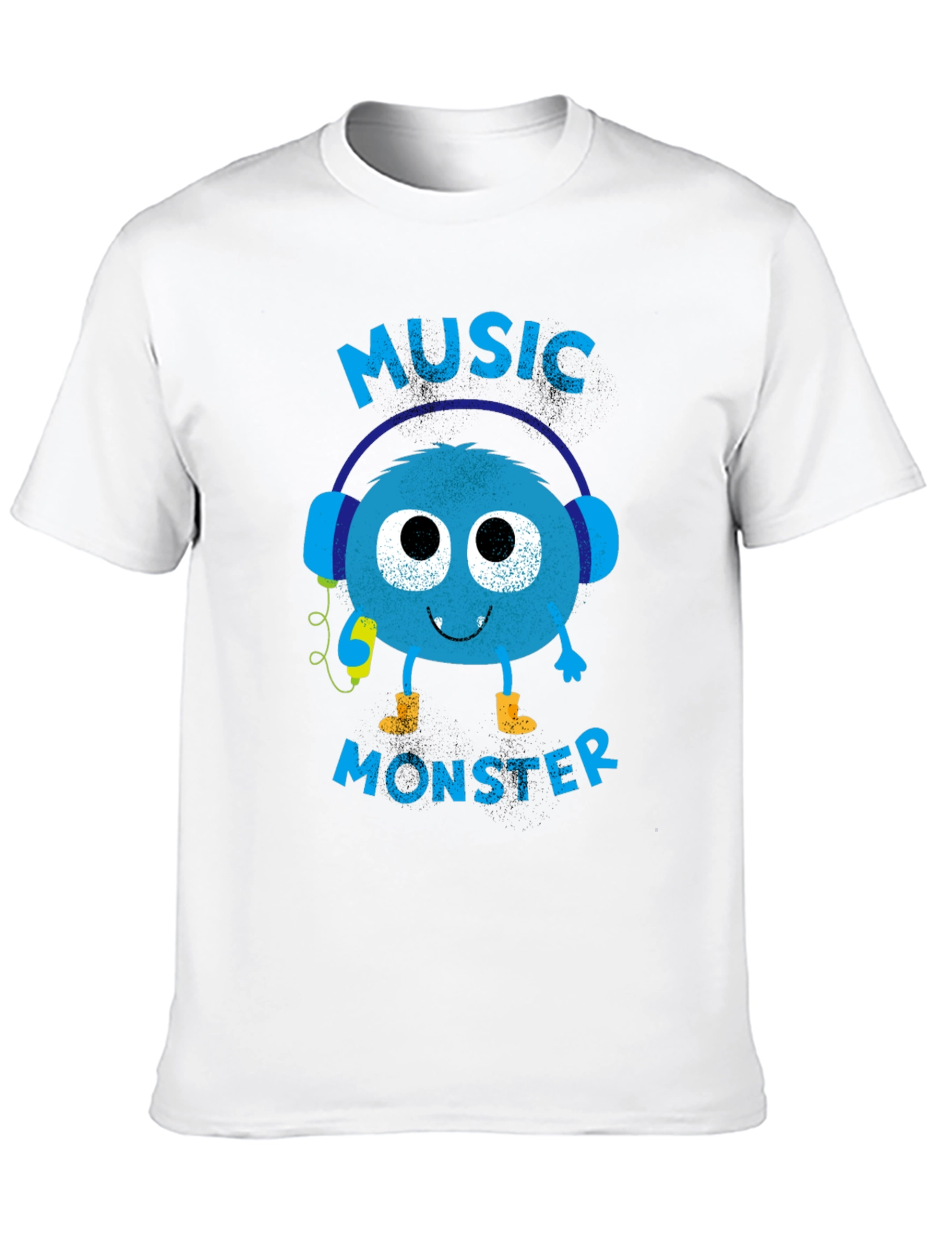 Music Monster Graphic Tee - Soft Cotton Blend