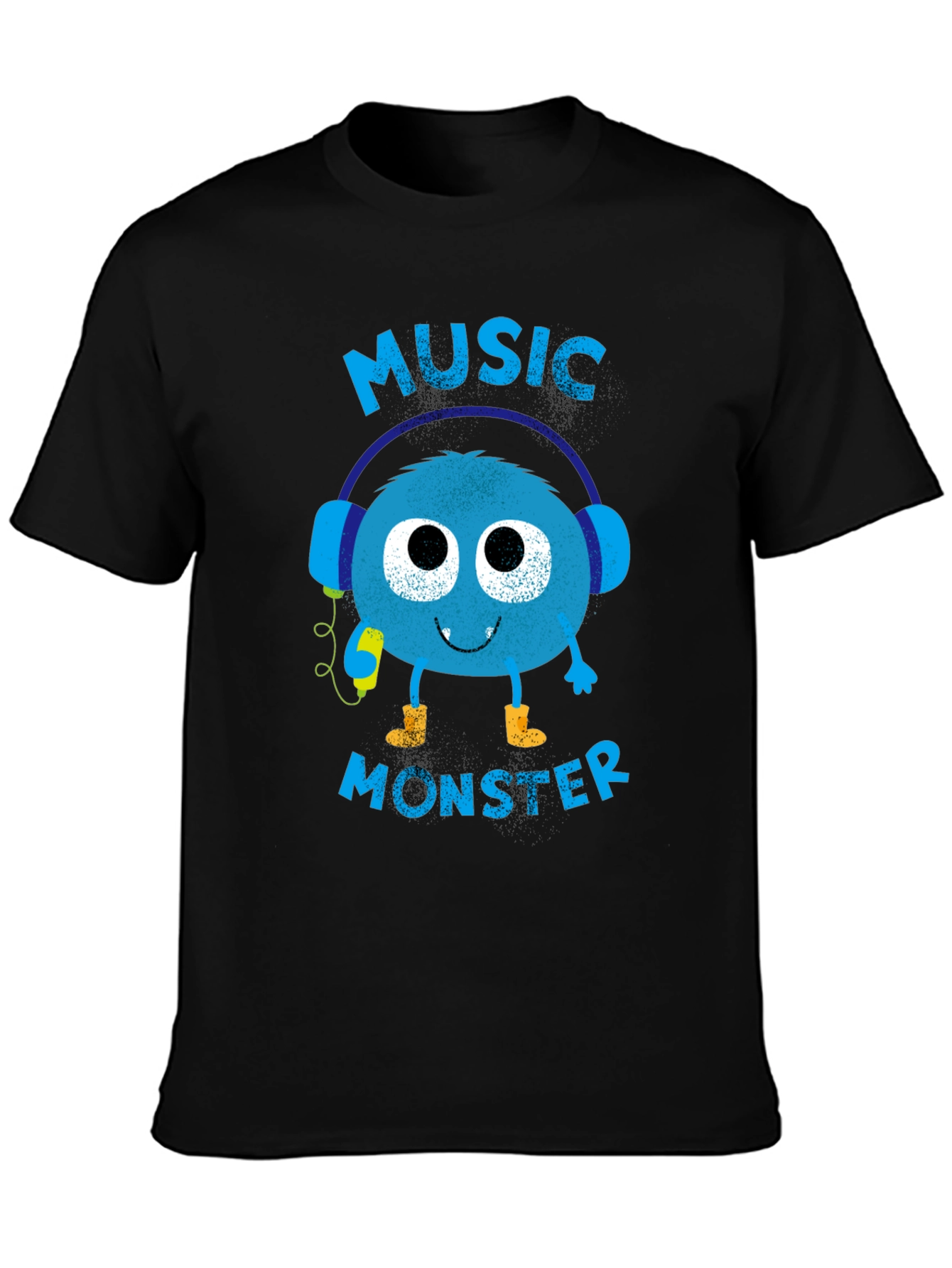 Music Monster Graphic Tee - Soft Cotton Blend