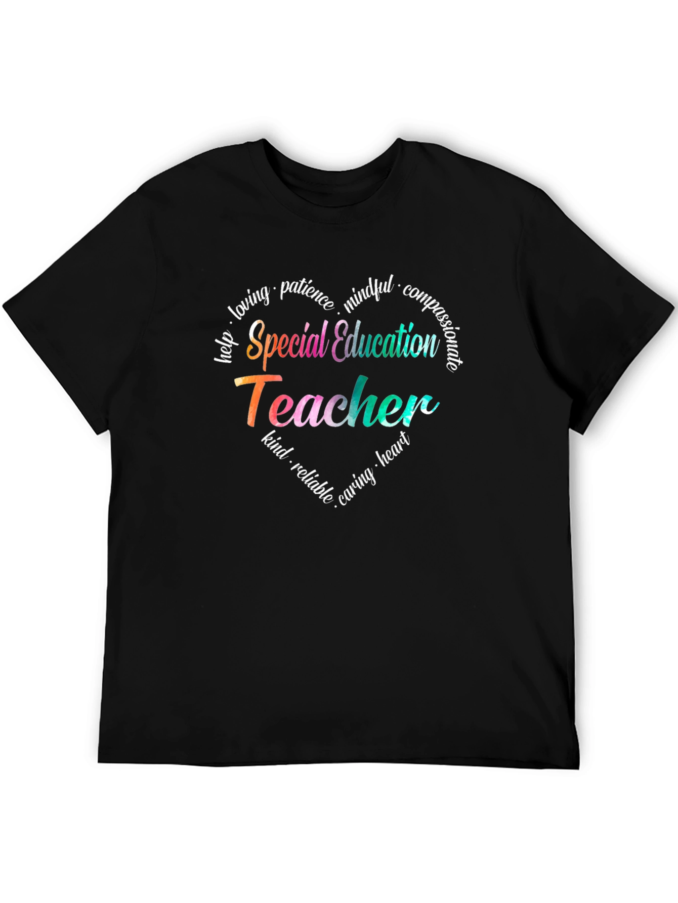 Special Education Teacher Heart T-Shirt