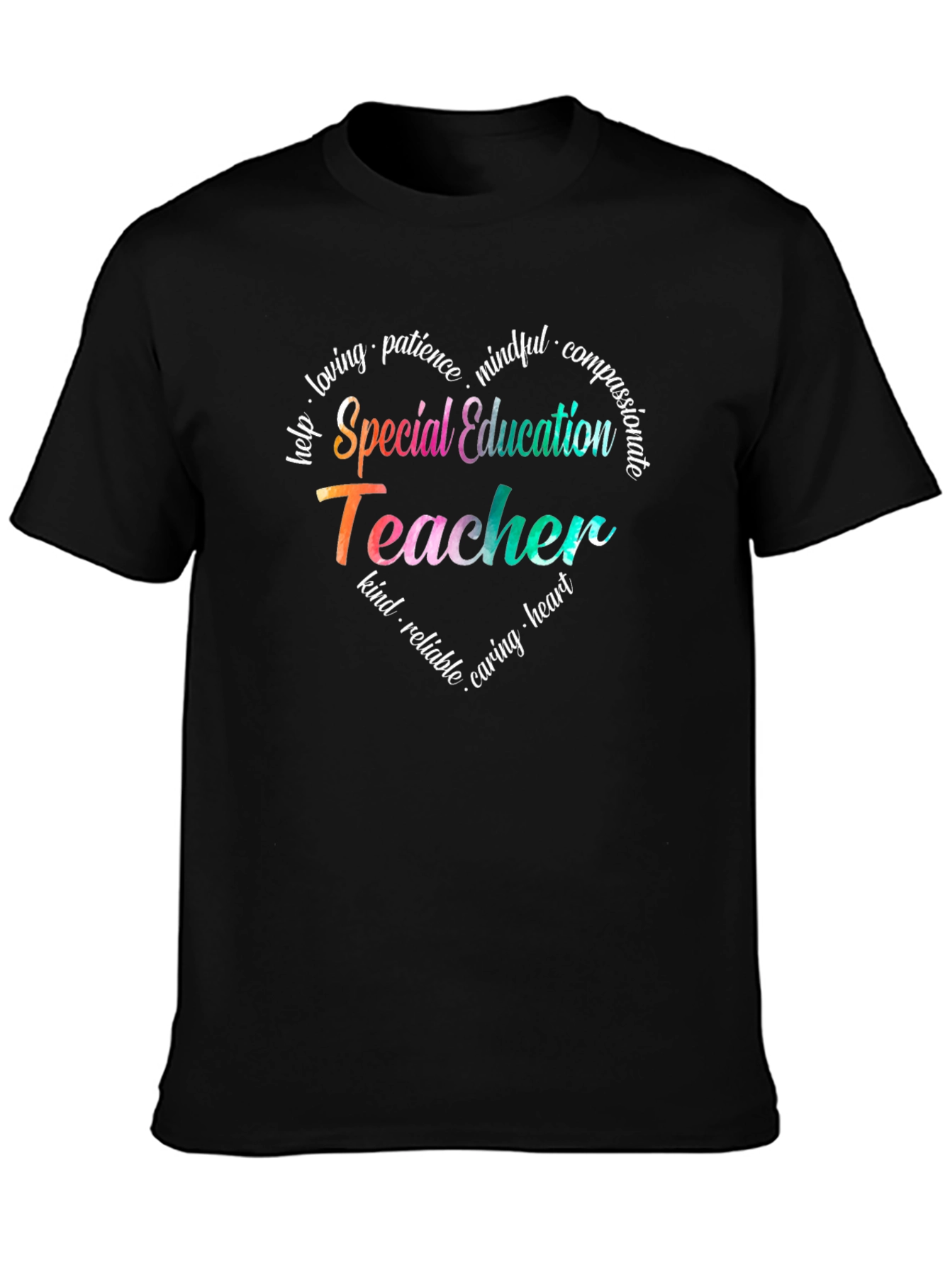 Special Education Teacher Heart T-Shirt
