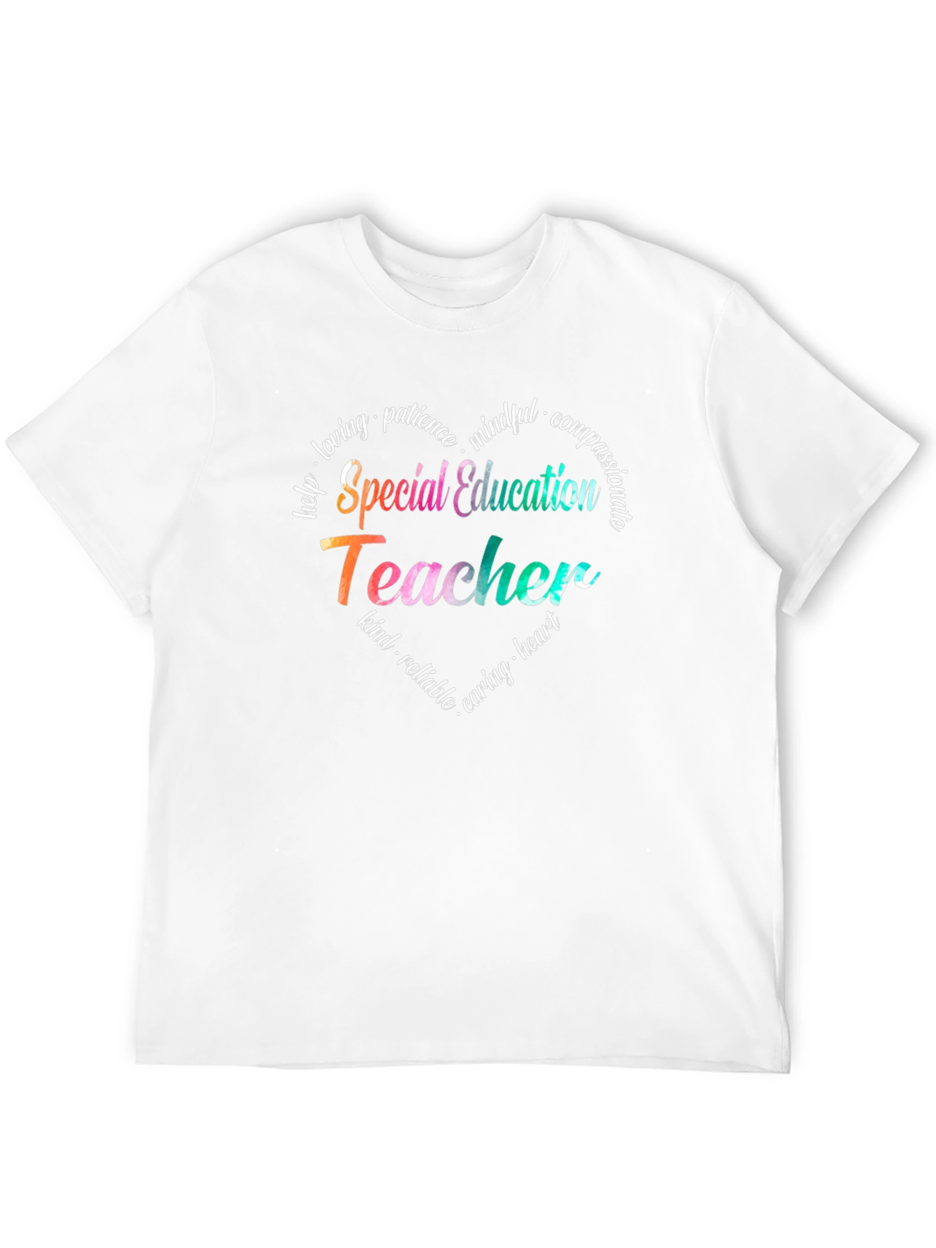 Special Education Teacher Heart T-Shirt