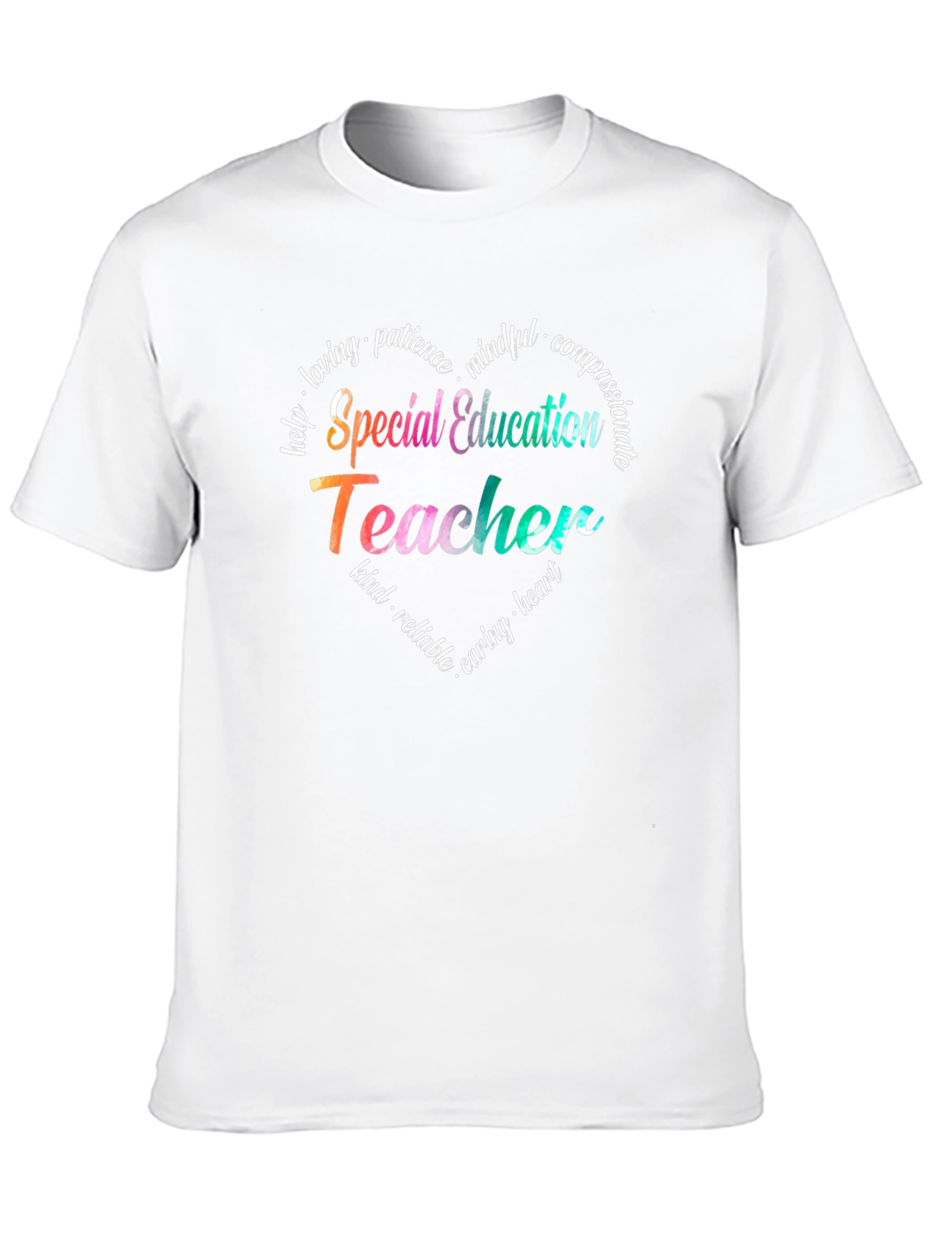 Special Education Teacher Heart T-Shirt