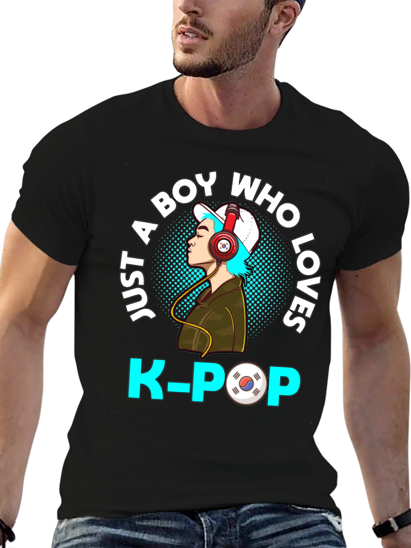 Just A Boy Who Loves K-POP T-Shirt