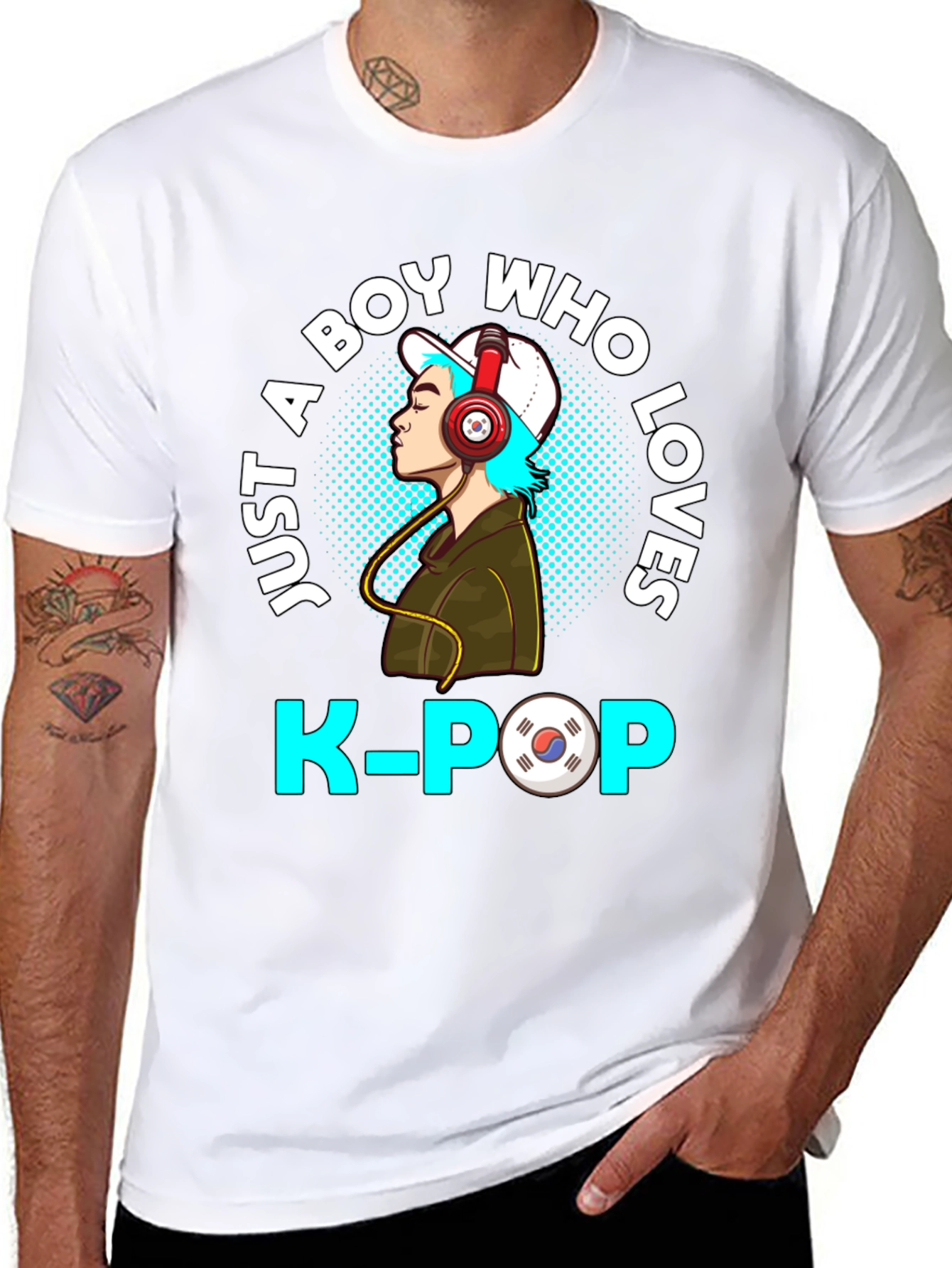 Just A Boy Who Loves K-POP T-Shirt