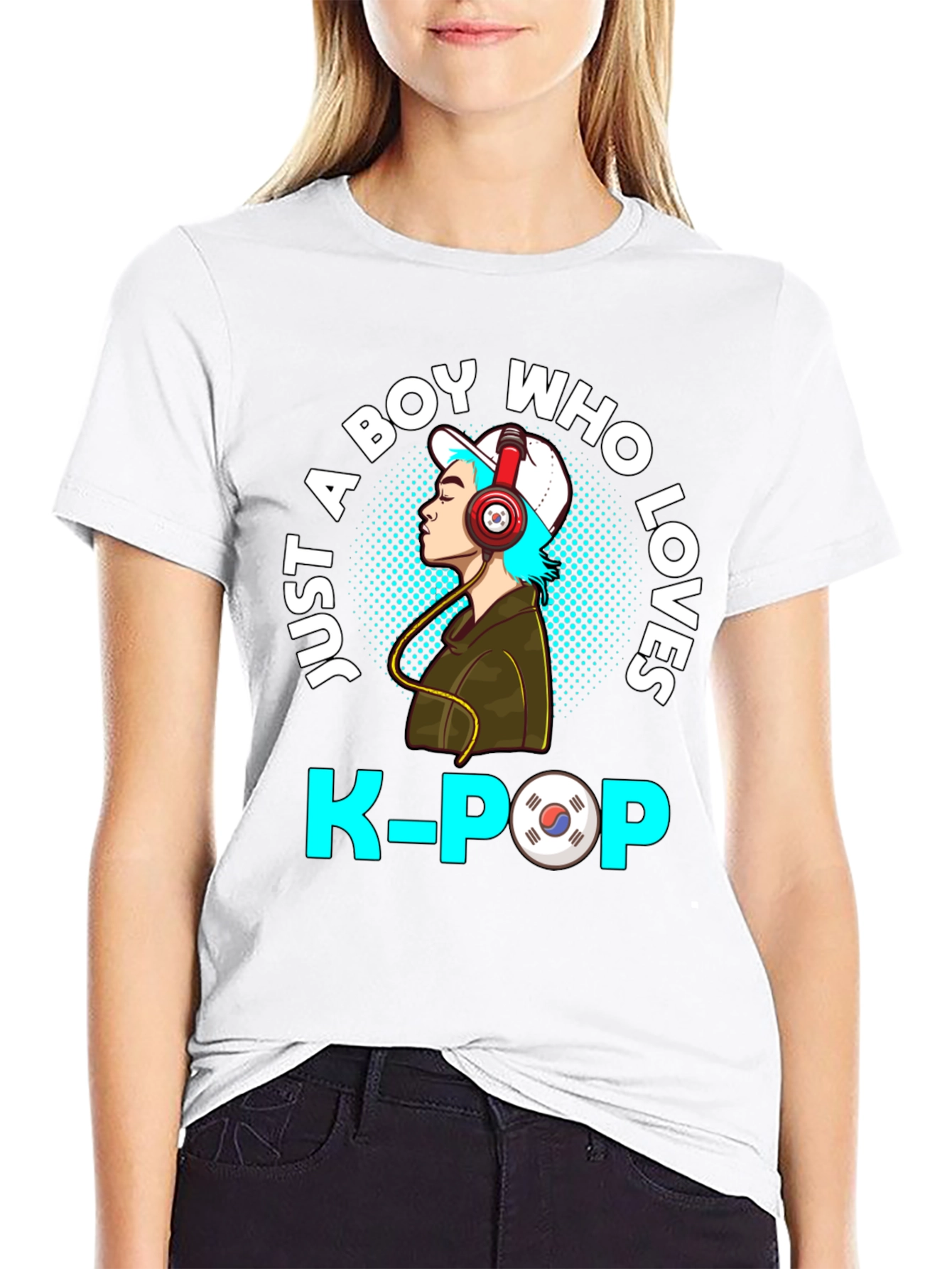 Just A Boy Who Loves K-POP T-Shirt