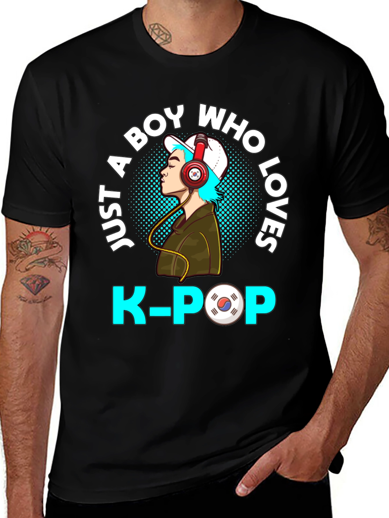 Just A Boy Who Loves K-POP T-Shirt