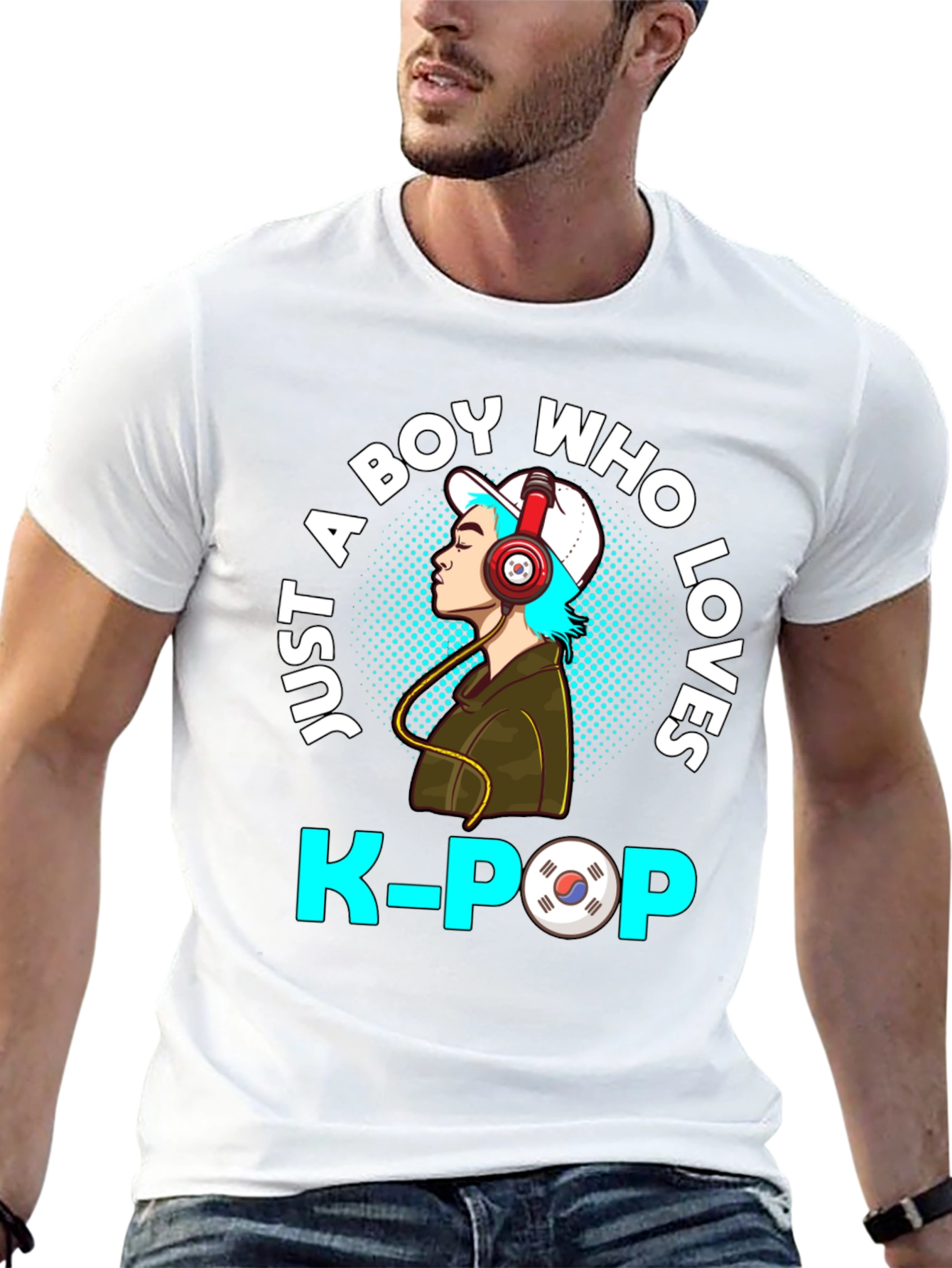 Just A Boy Who Loves K-POP T-Shirt