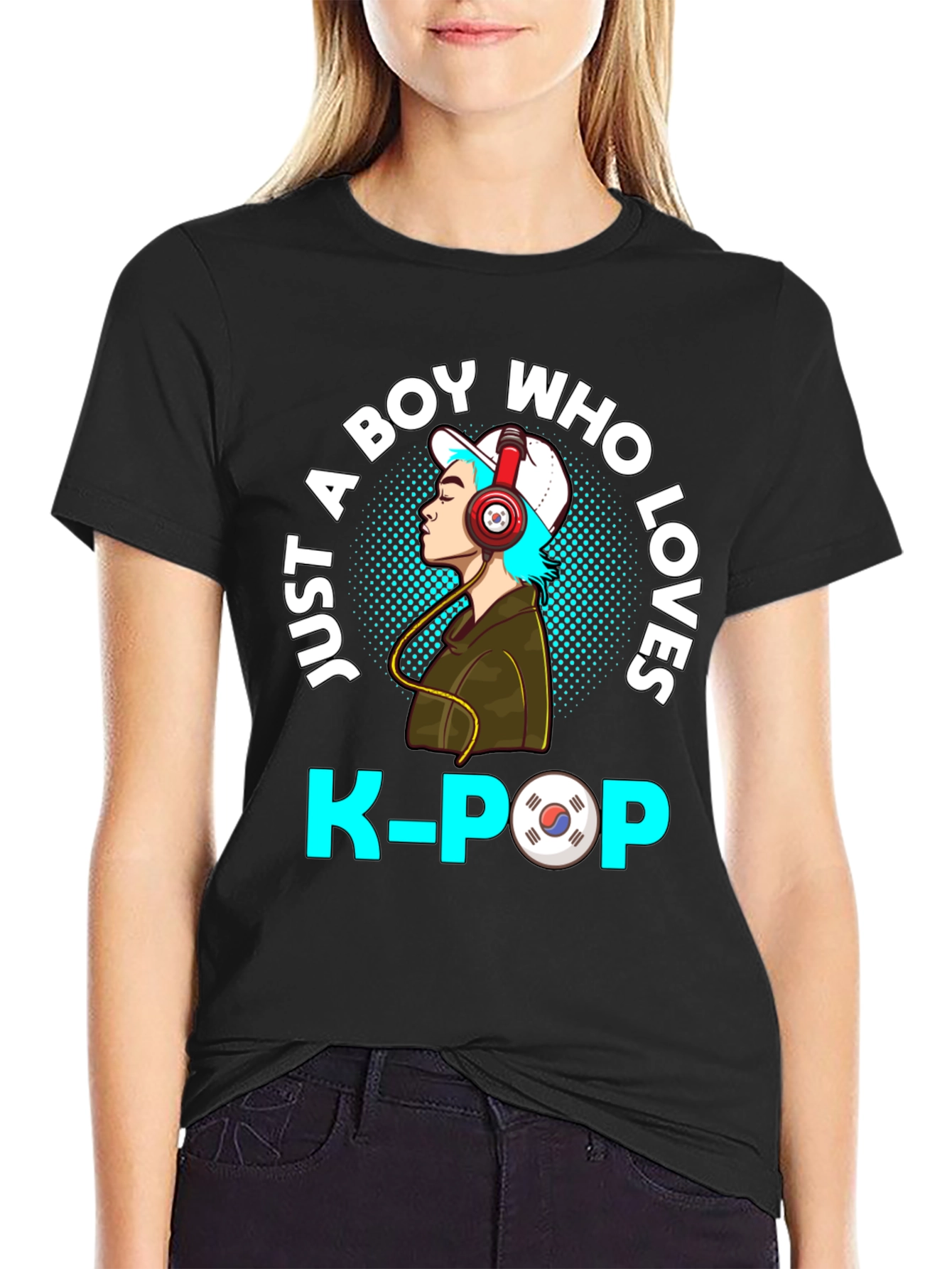 Just A Boy Who Loves K-POP T-Shirt