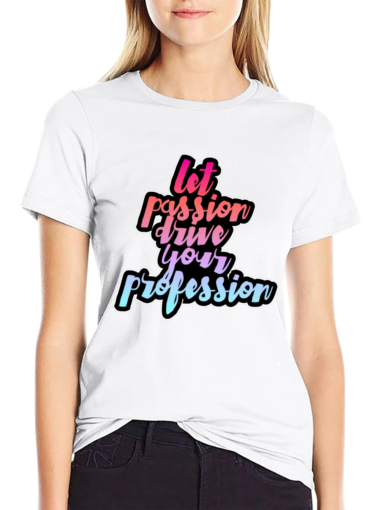 Passion Driven Profession Black Tee