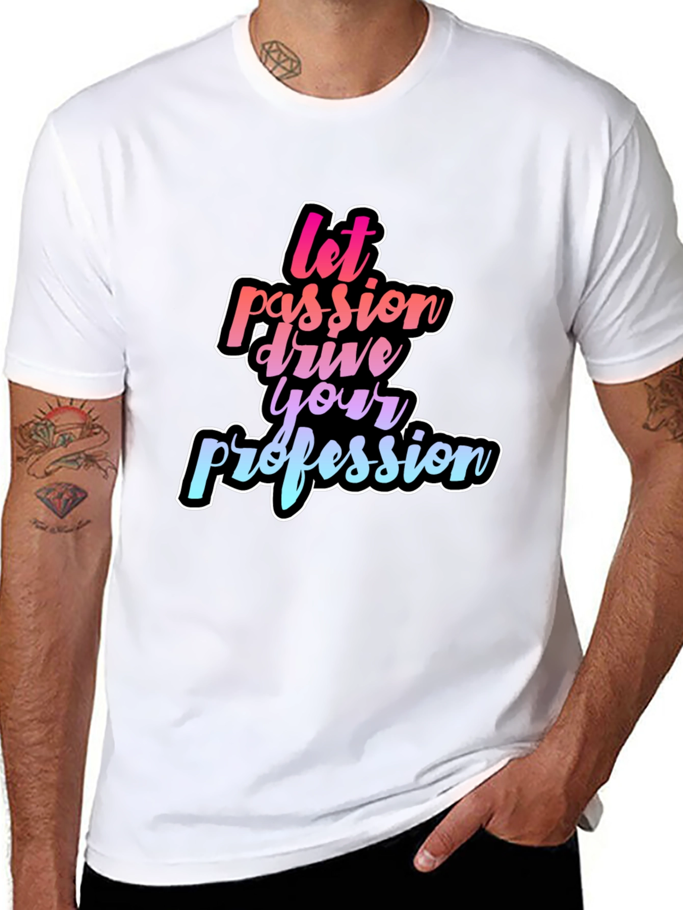 Passion Driven Profession Black Tee