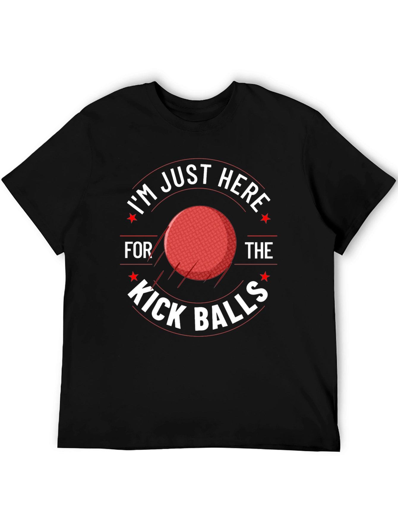 Kick Balls Graphic T-Shirt -  Comfortable and Funny