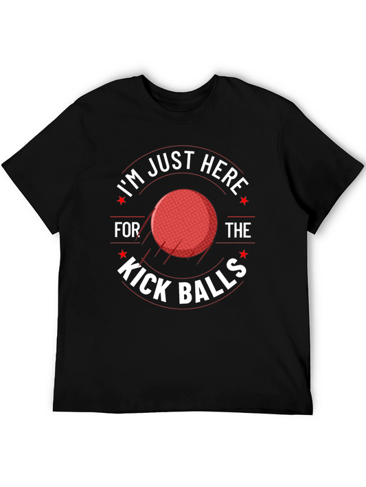 Kick Balls Graphic T-Shirt -  Comfortable and Funny