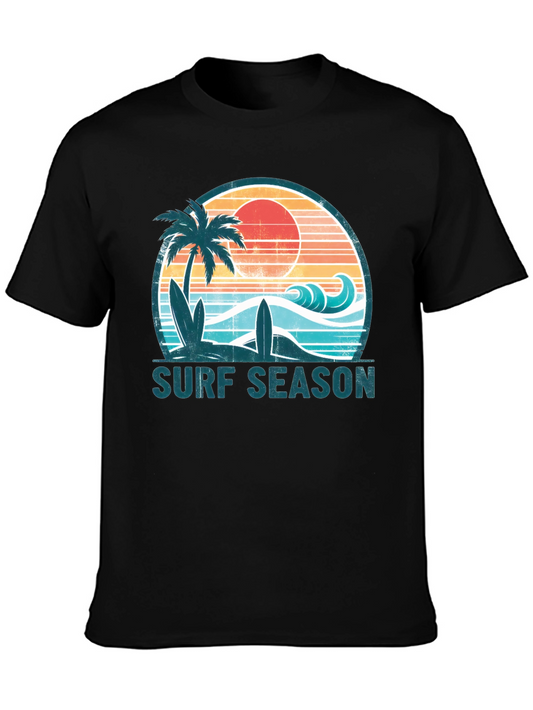 Surf Season Graphic Tee - Beach Vibes