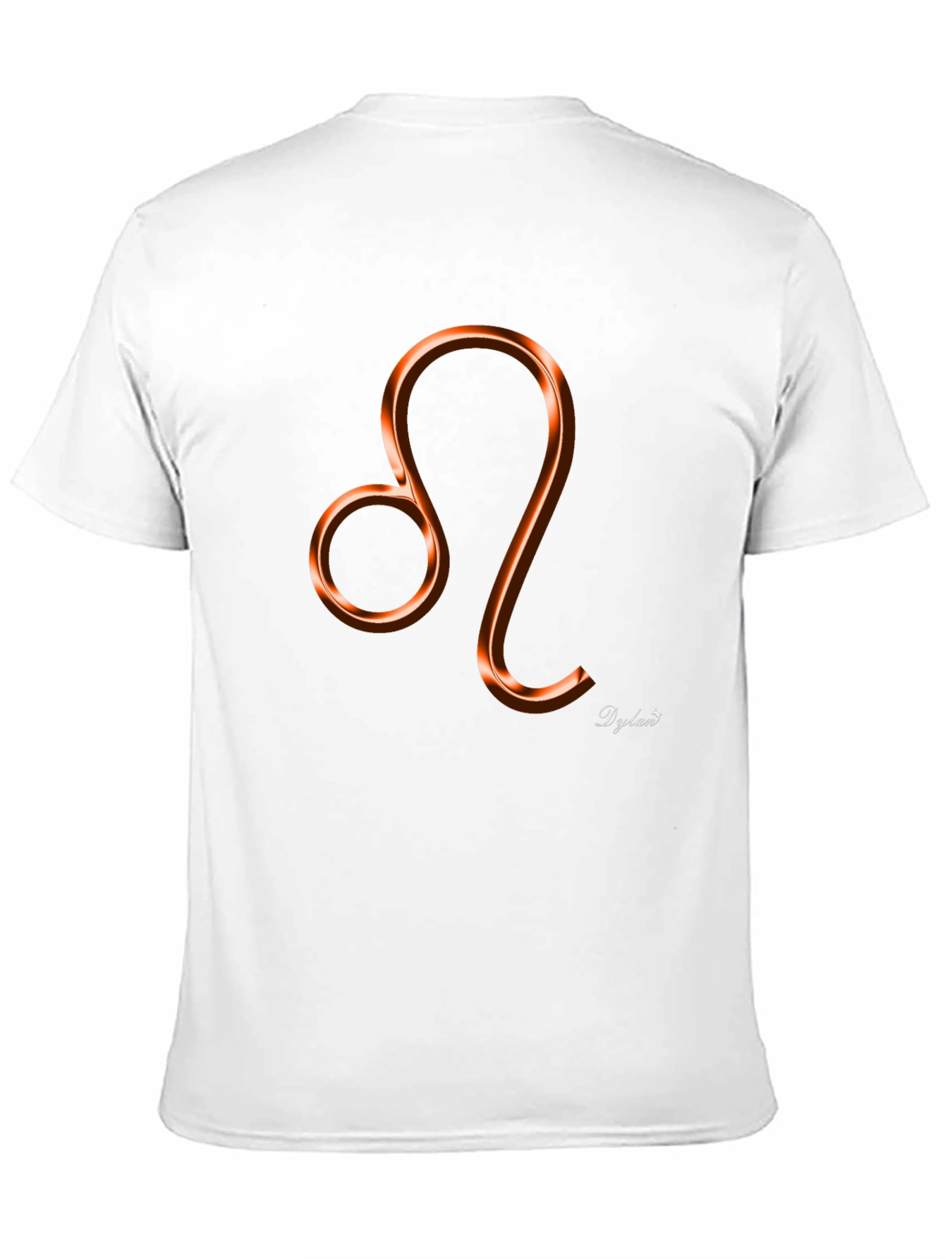 Leo Zodiac Sign Black T-Shirt