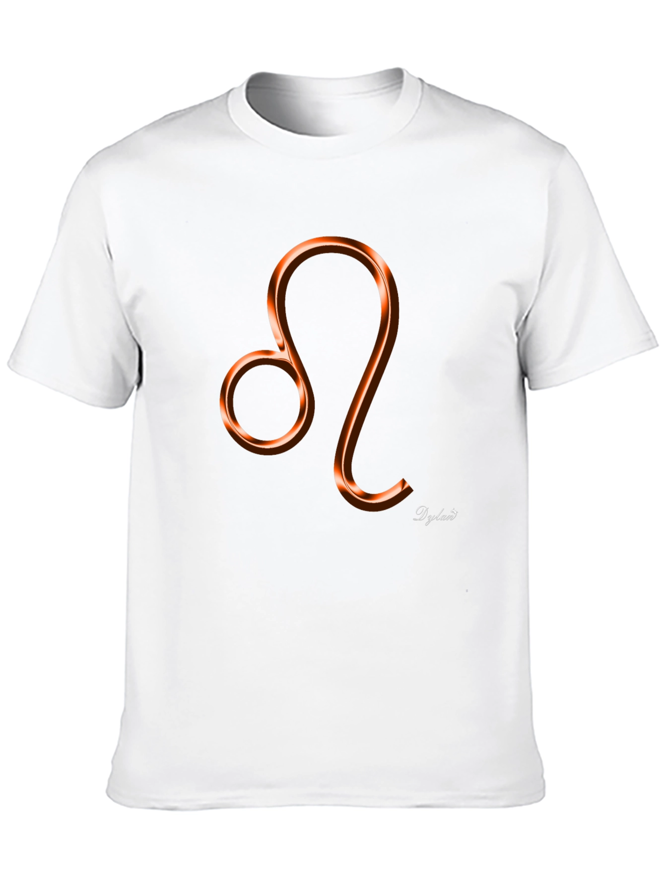 Leo Zodiac Sign Black T-Shirt