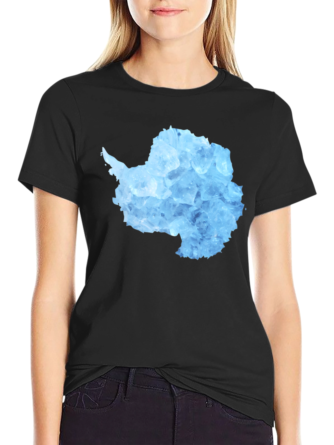 Antarctica Ice Continent Graphic Tee