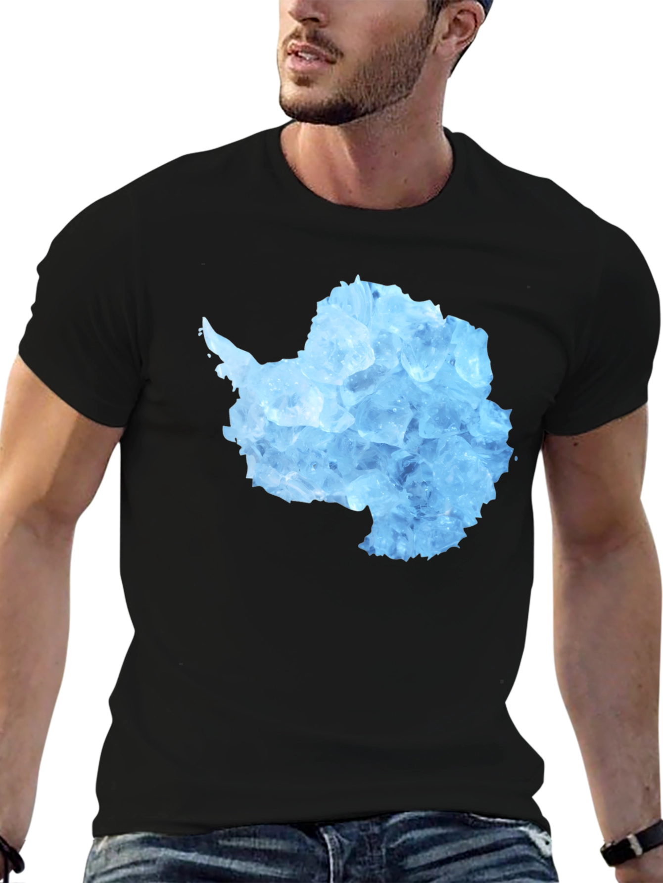 Antarctica Ice Continent Graphic Tee