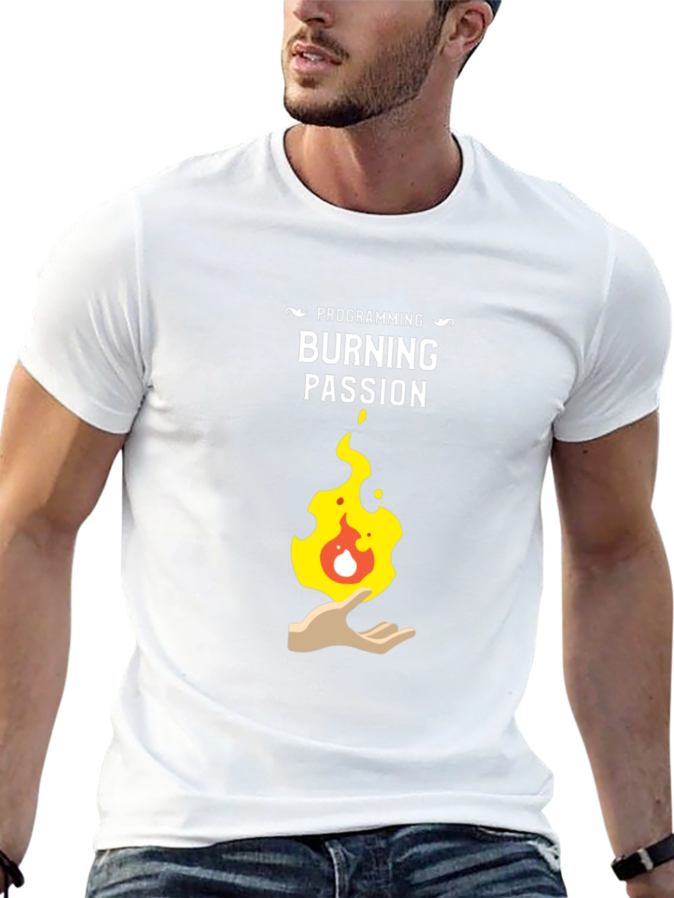 Programming Burning Passion Graphic T-Shirt