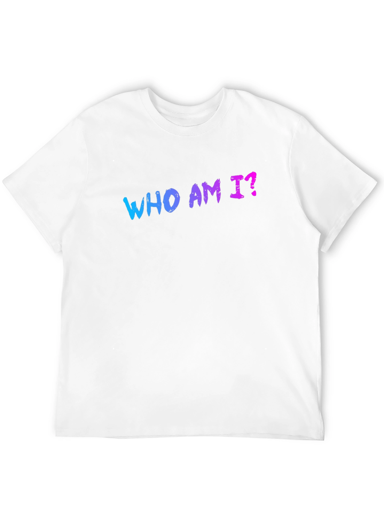 Who Am I? Graphic Print T-Shirt