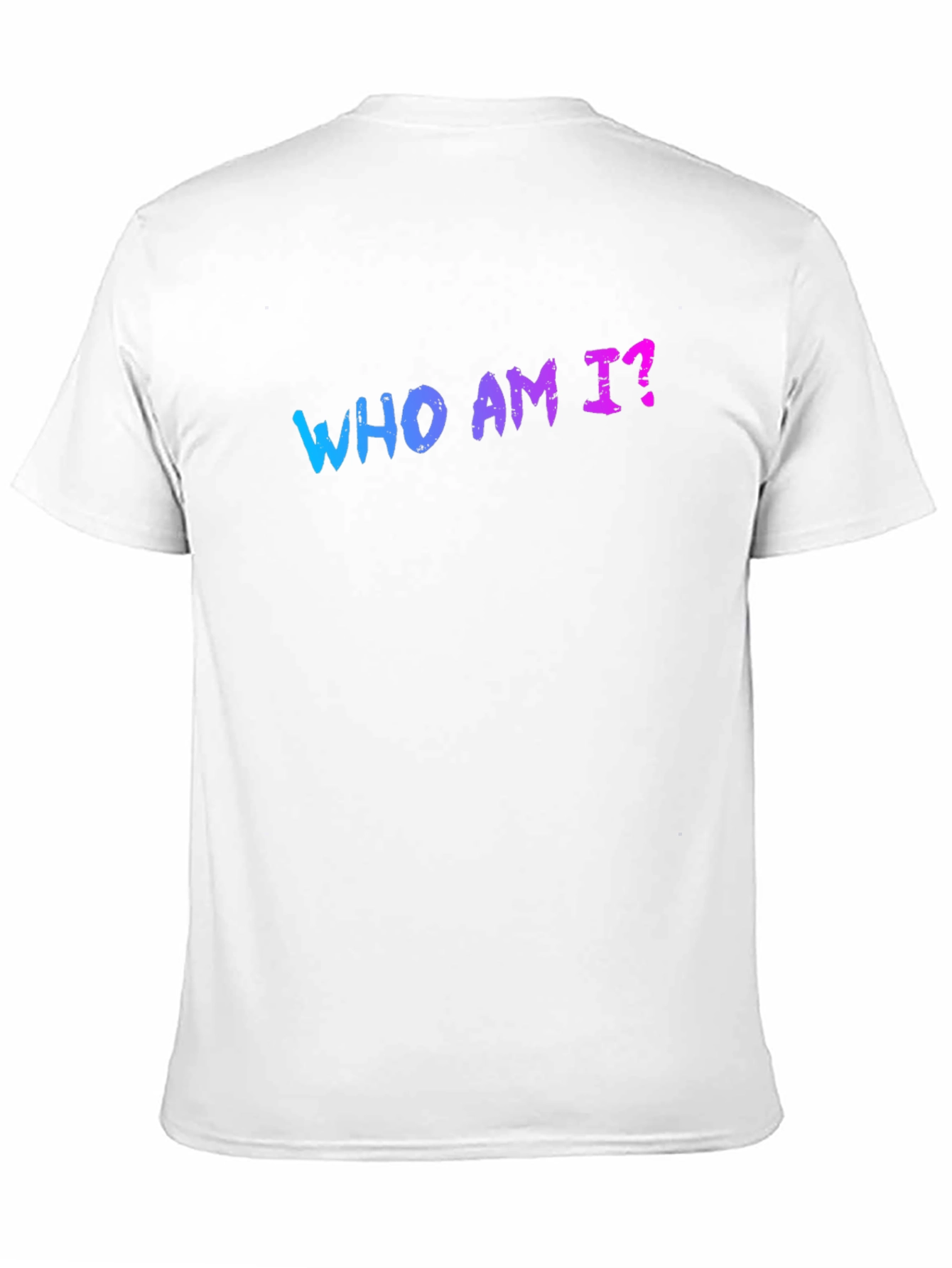 Who Am I? Graphic Print T-Shirt