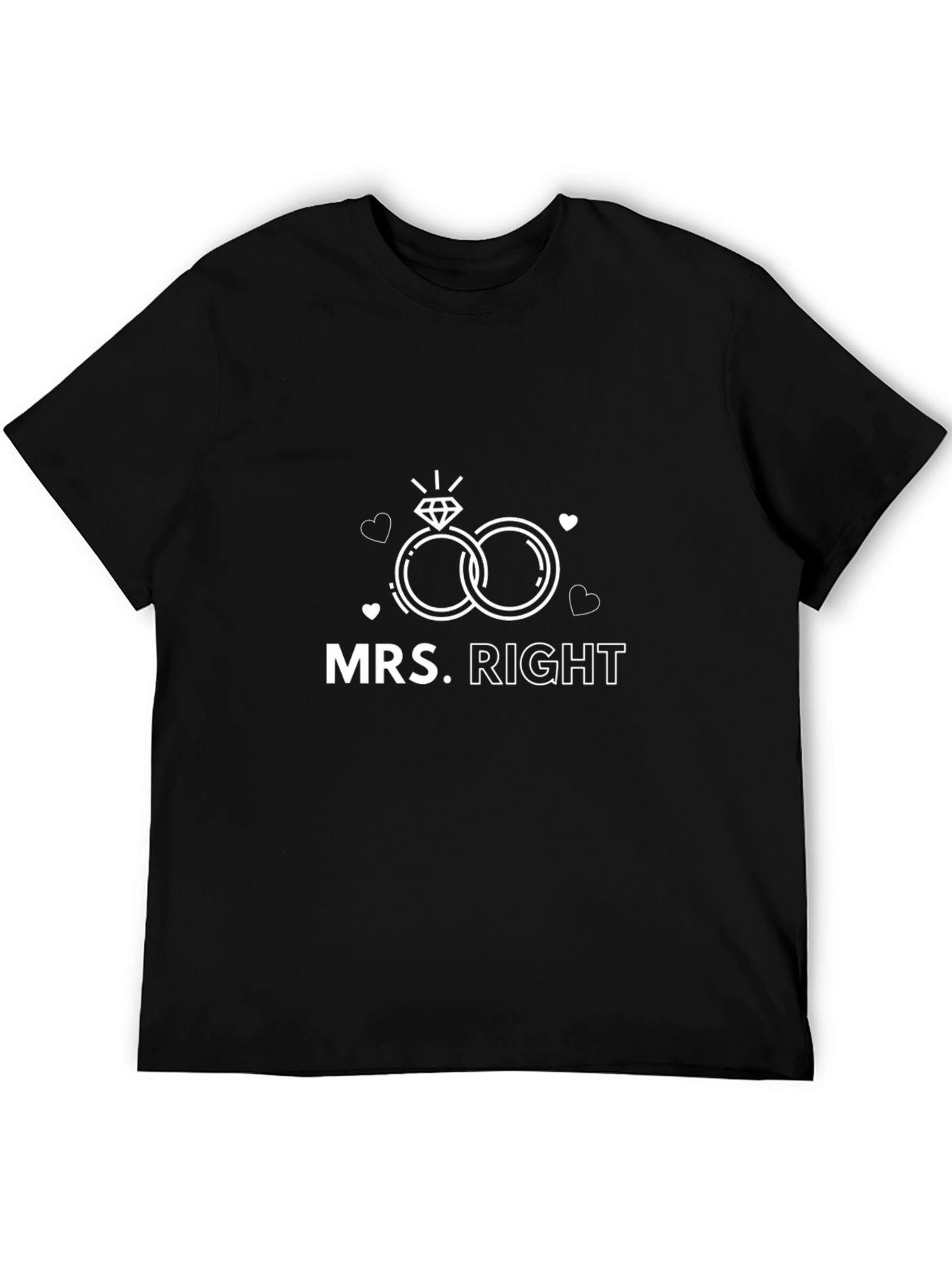 Mrs. Right Engagement Rings T-Shirt
