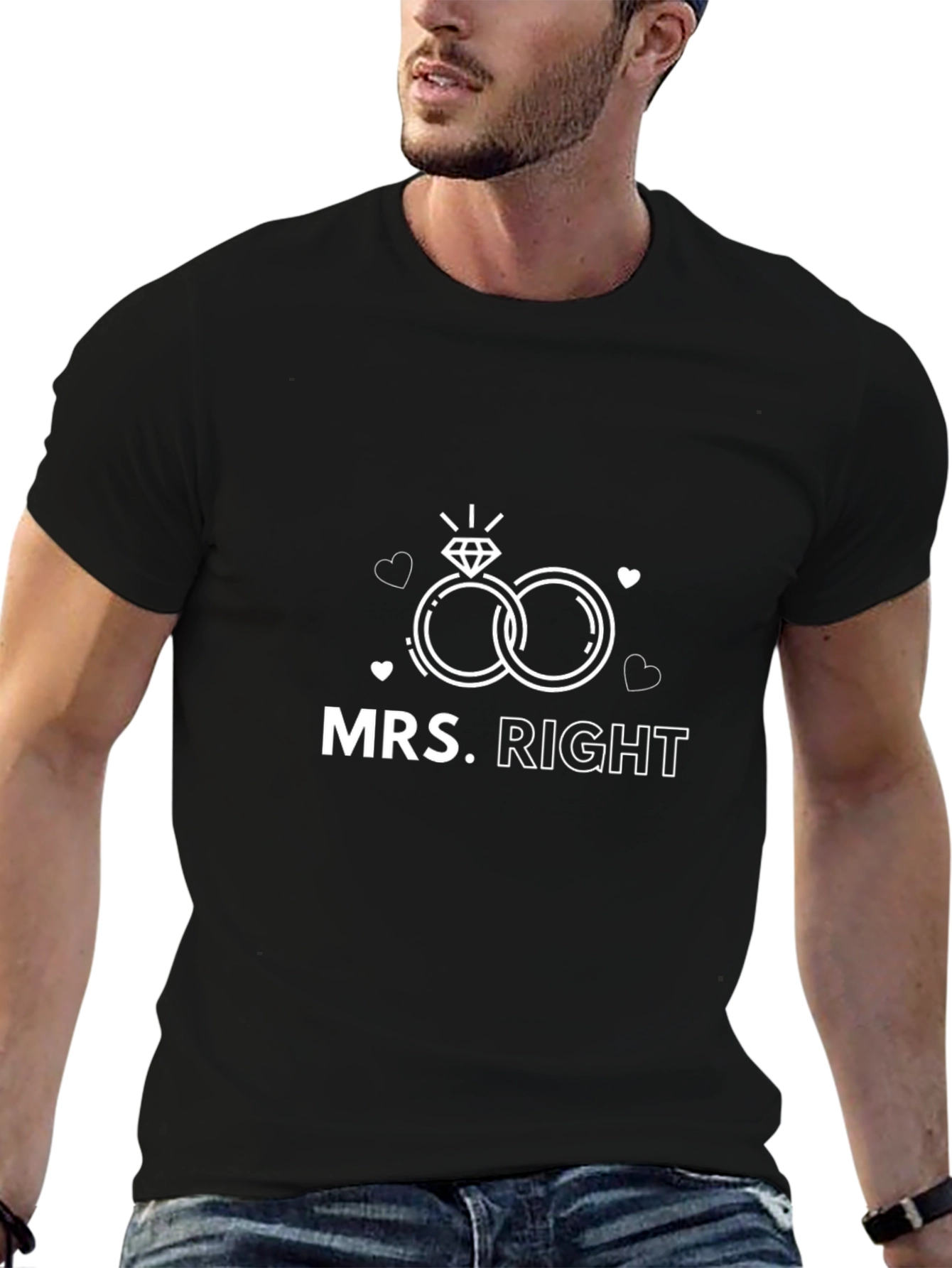 Mrs. Right Engagement Rings T-Shirt