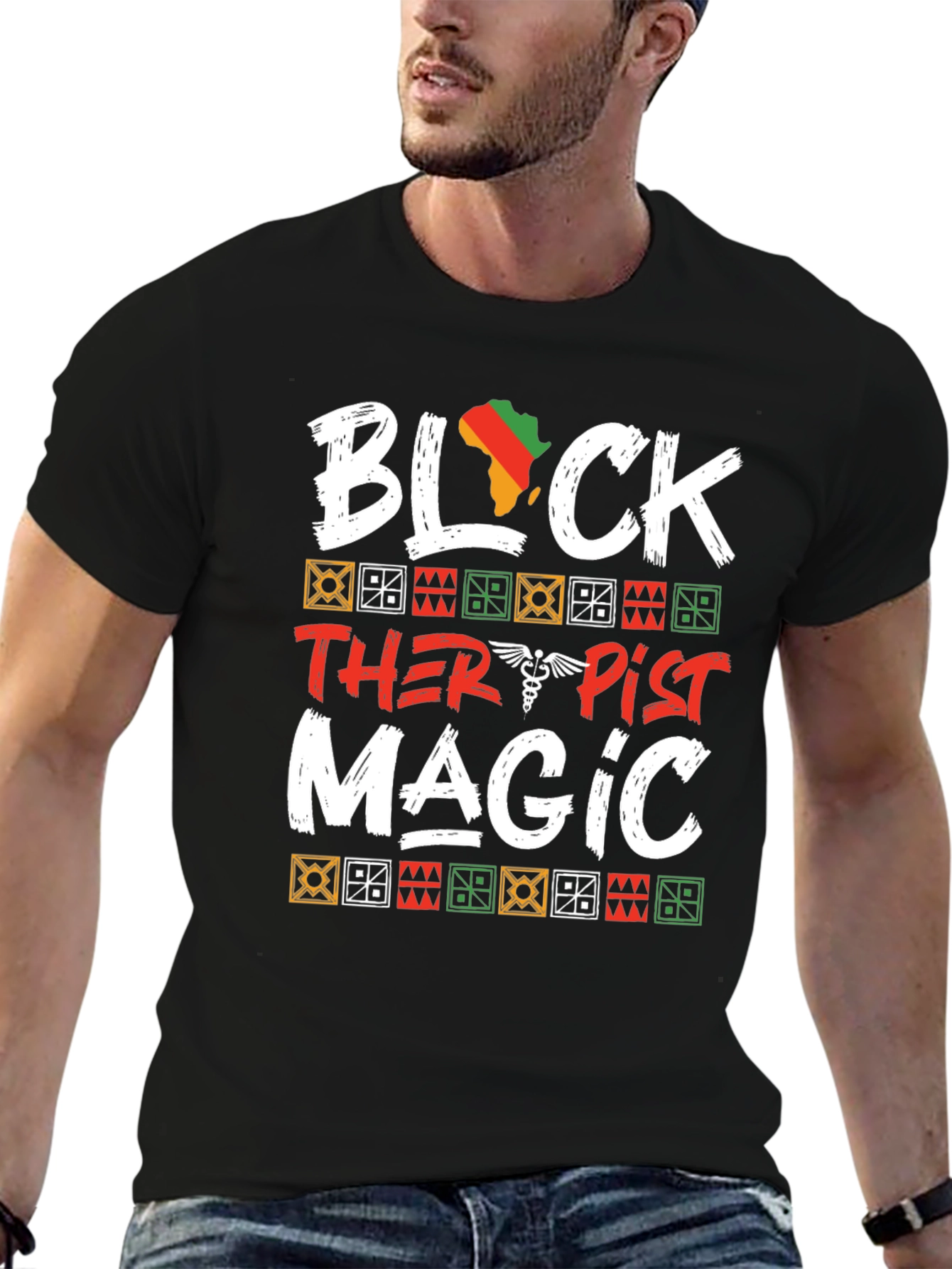 Black Therapist Magic T-Shirt