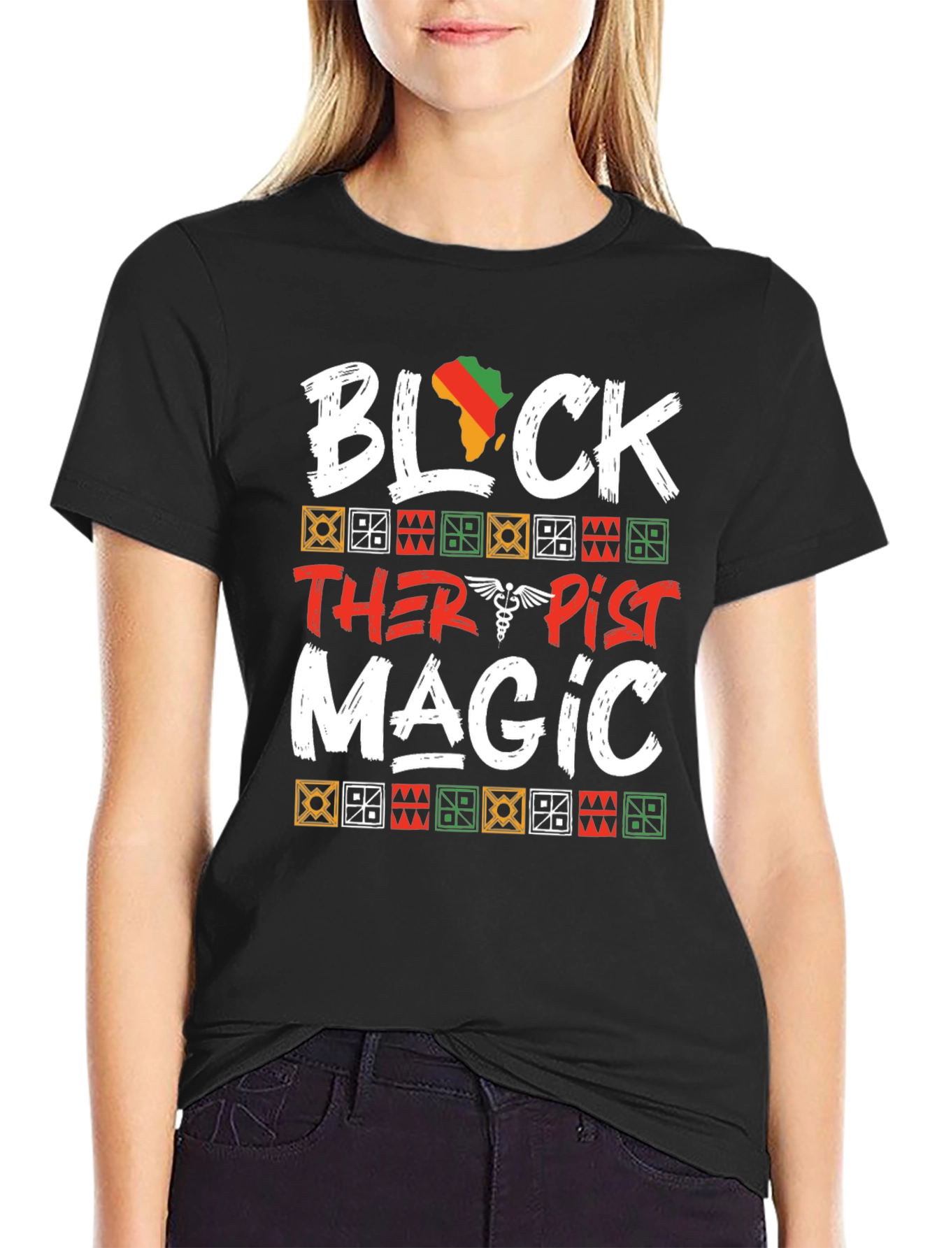 Black Therapist Magic T-Shirt