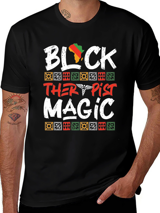 Black Therapist Magic T-Shirt