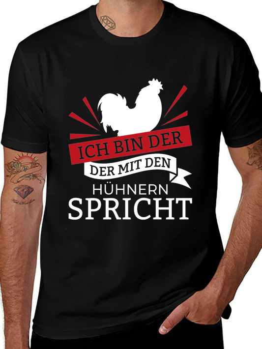 Ich Bin Der Chicken T-Shirt - Rooster Lover Tee
