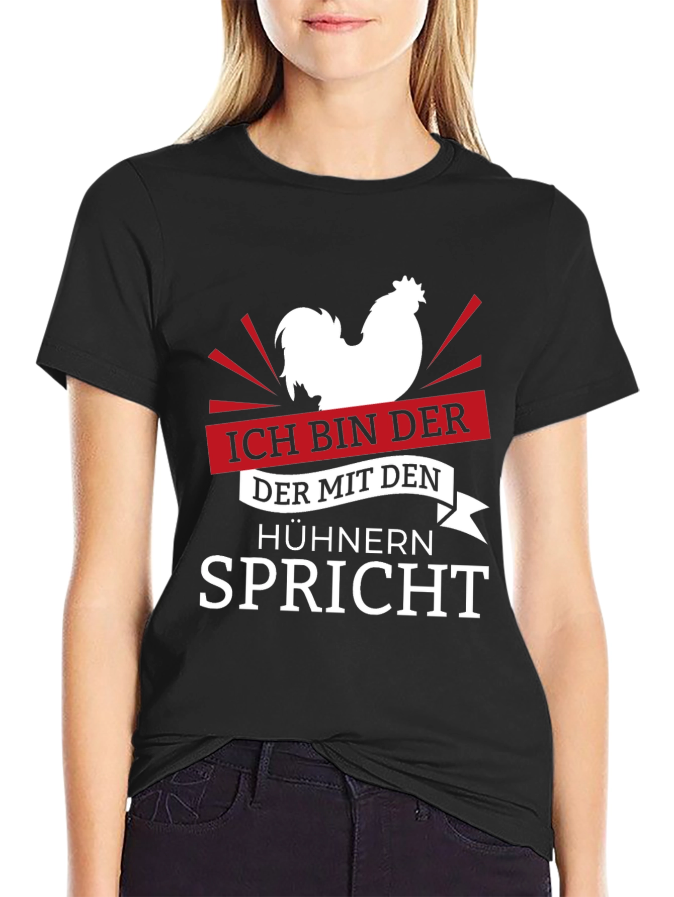 Ich Bin Der Chicken T-Shirt - Rooster Lover Tee