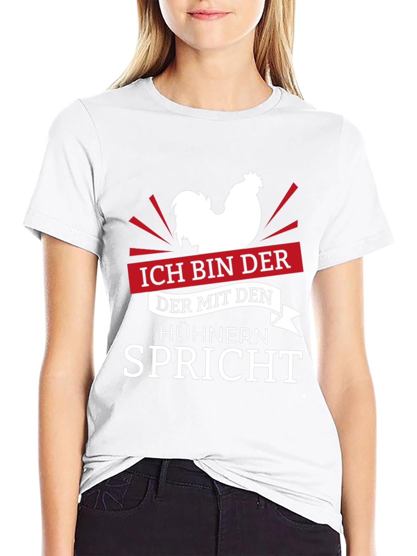 Ich Bin Der Chicken T-Shirt - Rooster Lover Tee