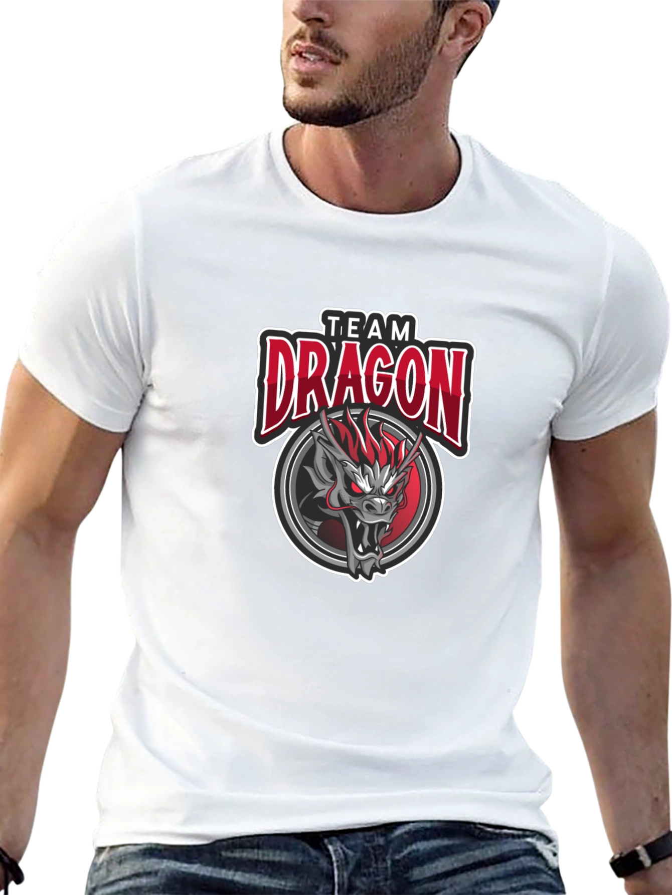 Team Dragon Graphic T-Shirt - Gamer Style