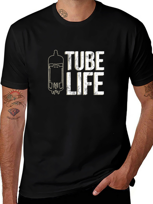 Tube Life Graphic T-Shirt - Black