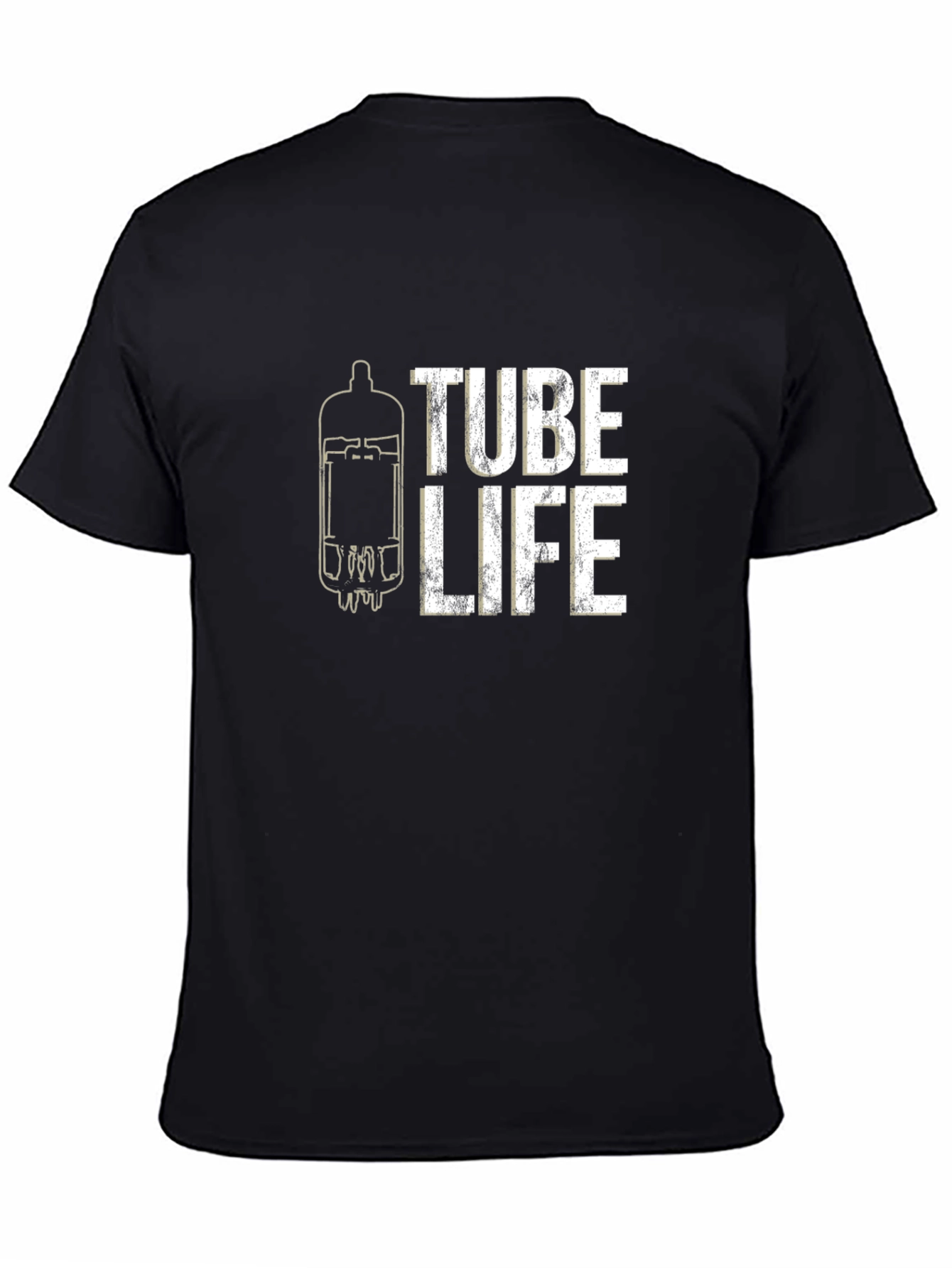 Tube Life Graphic T-Shirt - Black