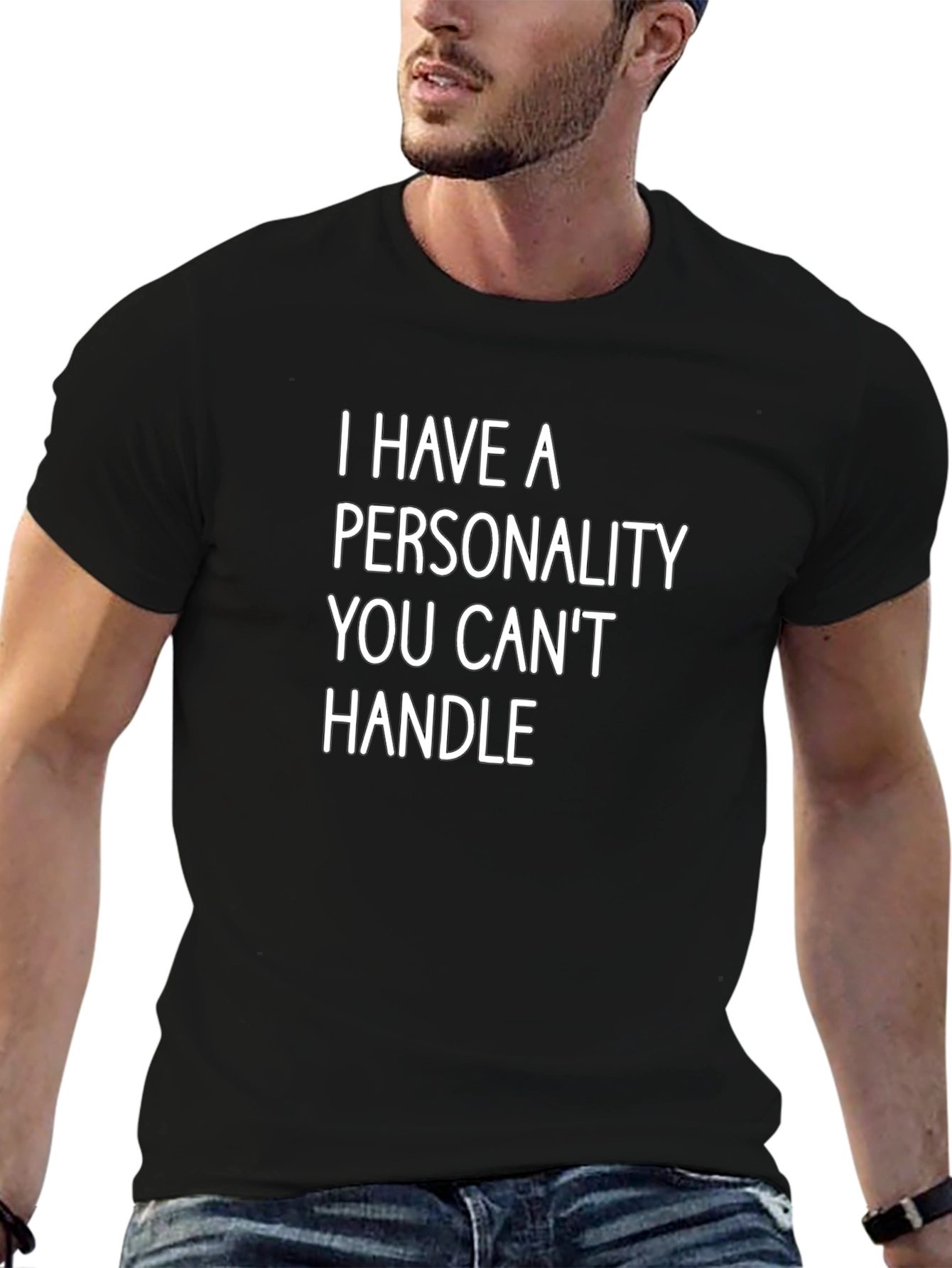 Funny Personality T-Shirt - Black Tee