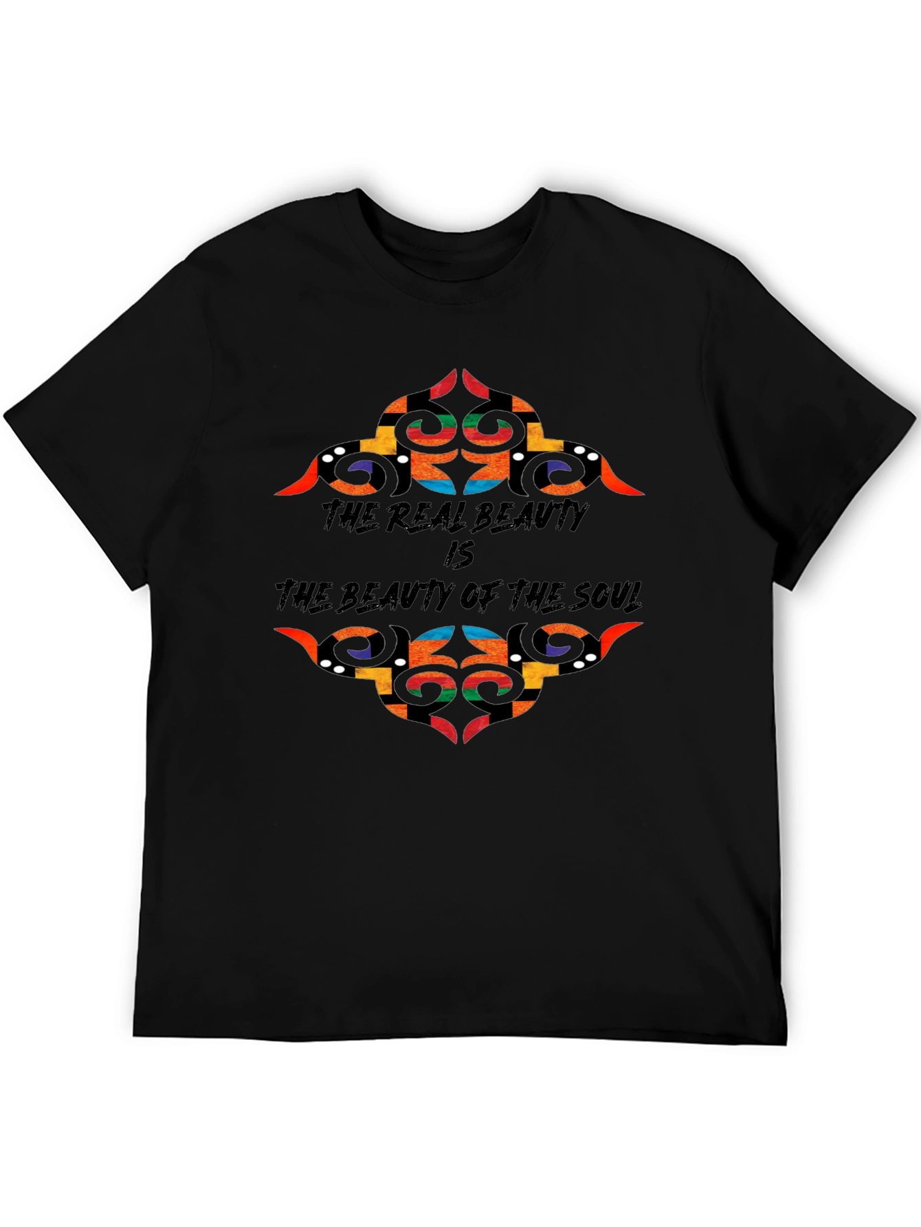 Soul Beauty Graphic Tee - Black Cotton T-Shirt